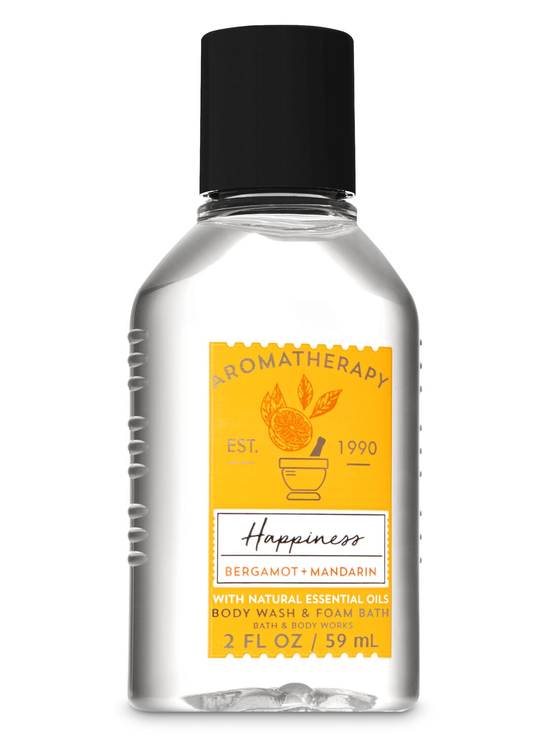 Aromatherapy Happiness - Bergamot & Mandarin Travel Size Body Wash & Foam Bath - Bath And Body Works