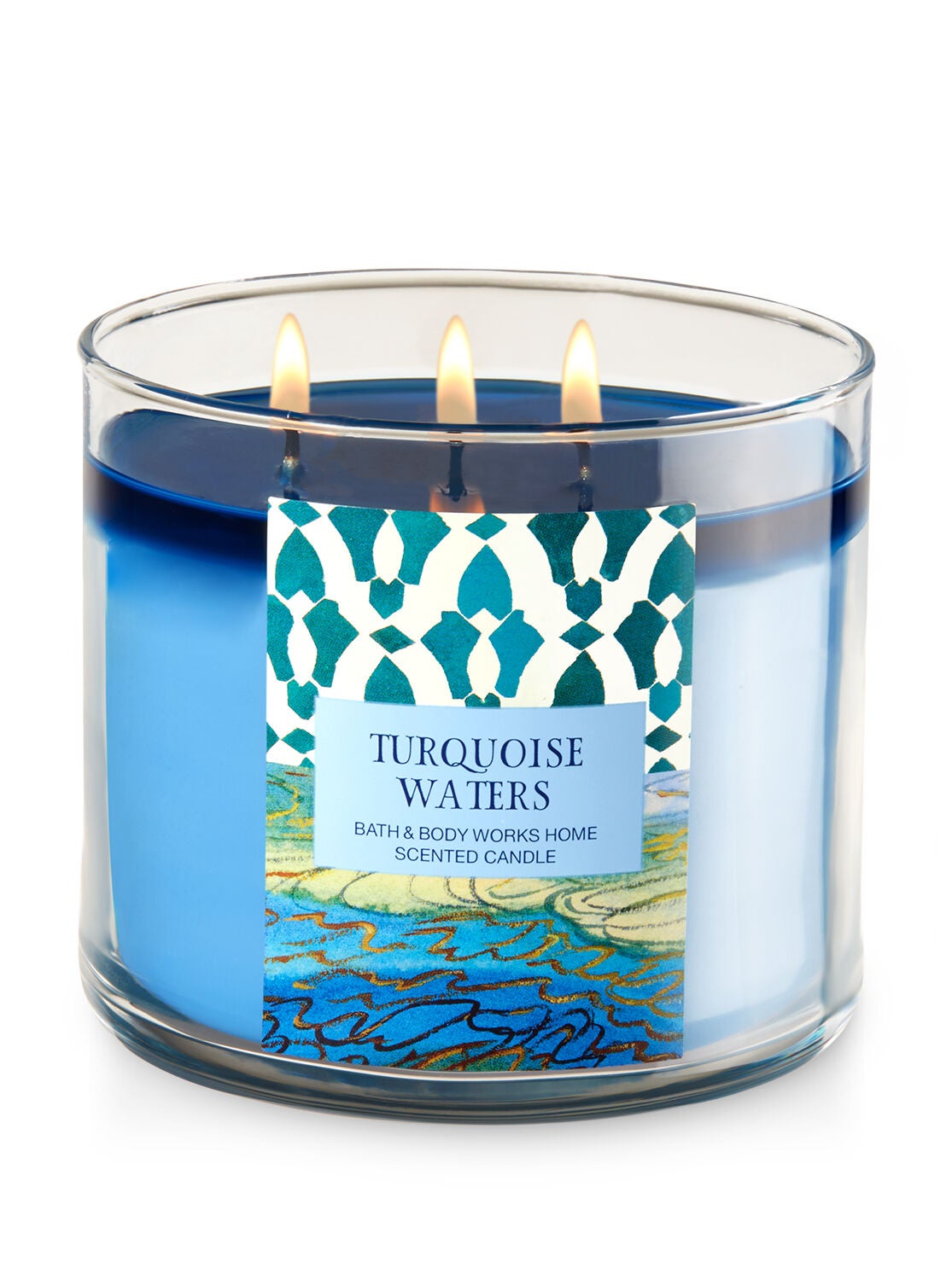 Turquoise Waters 3-Wick Candle - Bath And Body Works