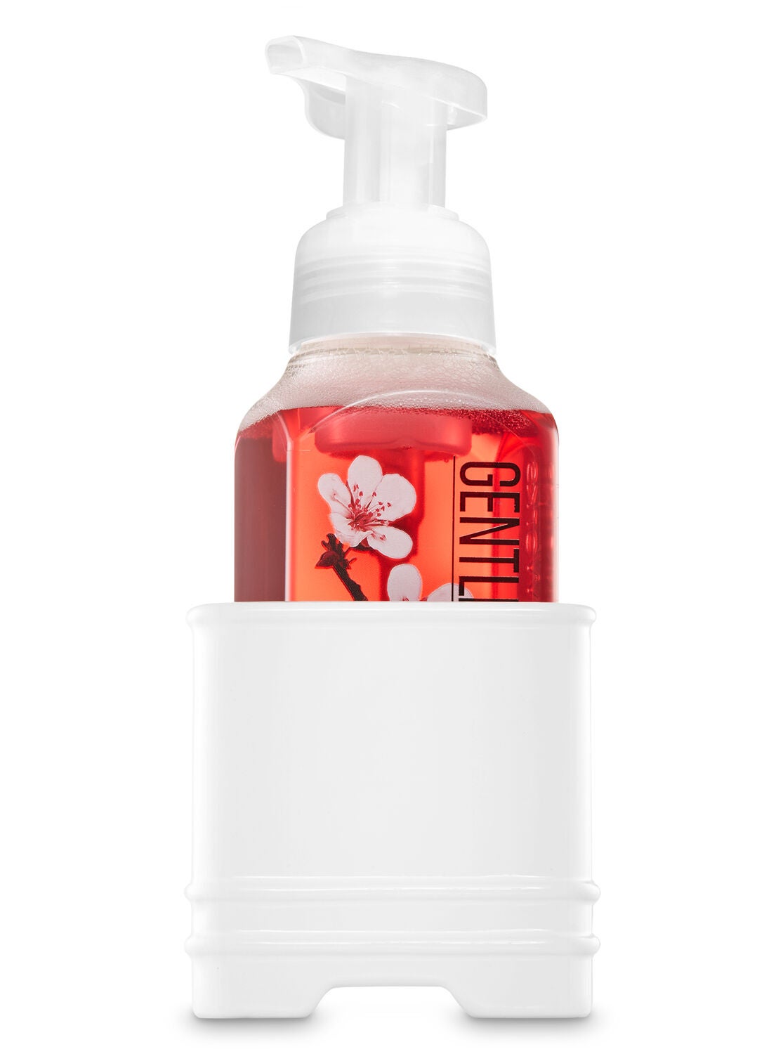 White Ceramic Square Hand Soap Half Sleeve - Bath And Body Works