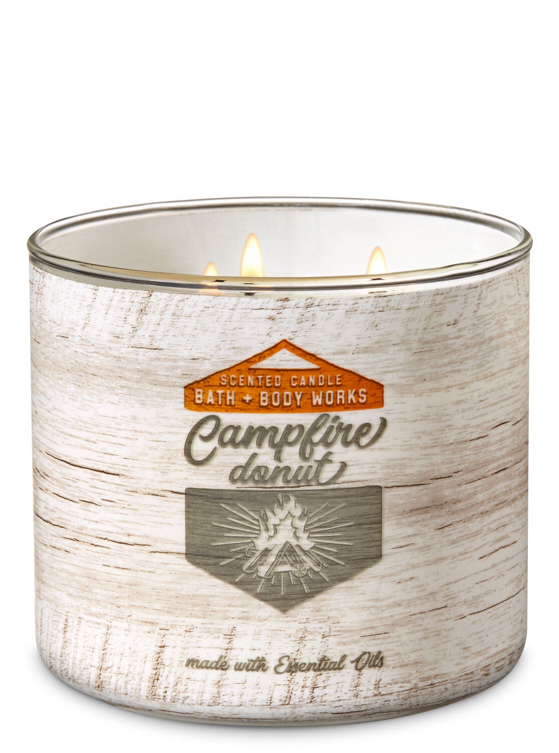 Campfire Donut 3-Wick Candle - Bath And Body Works