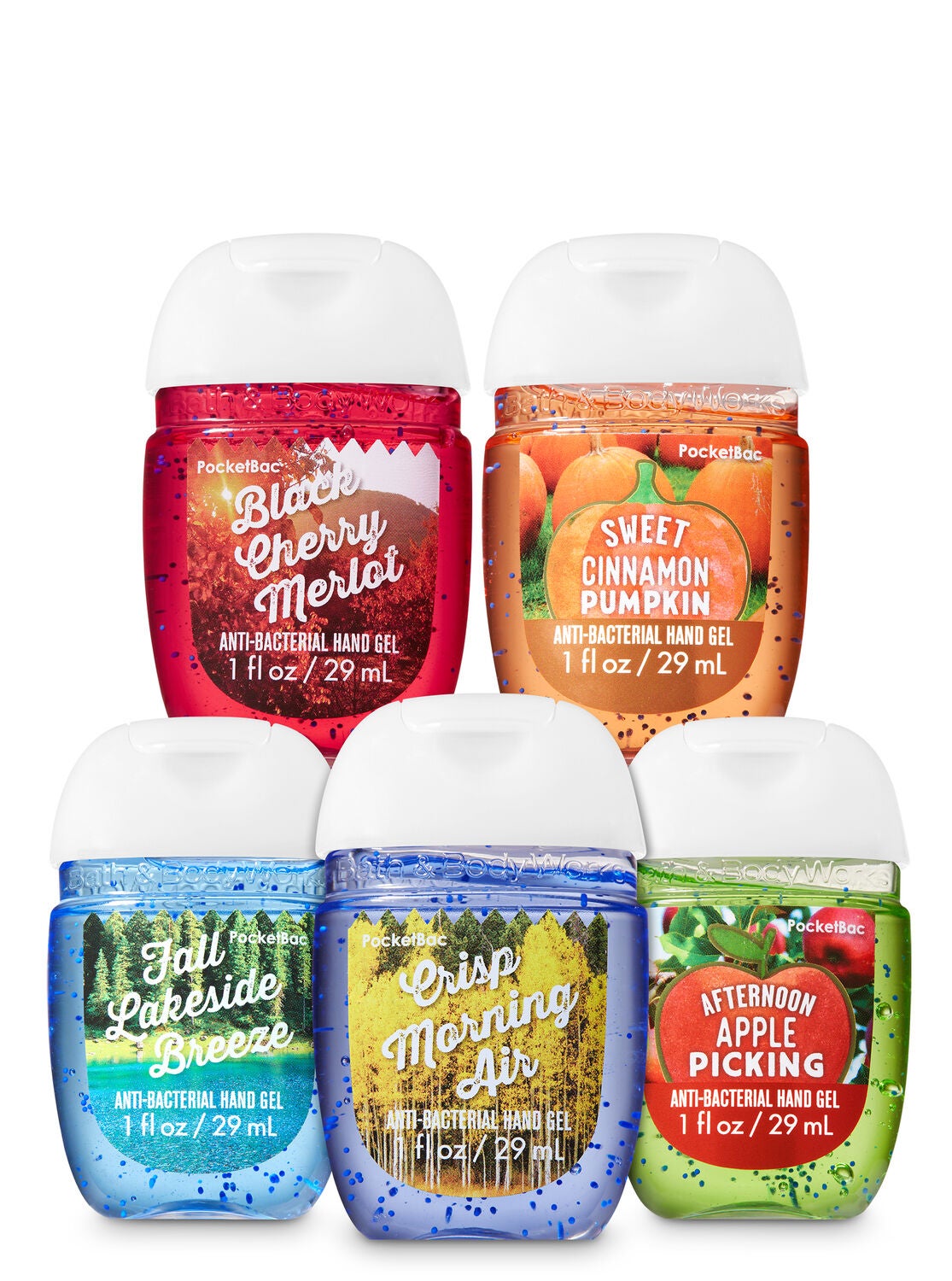 Fall Bucket List PocketBac Hand Sanitizers, 5-Pack - Bath And Body Works