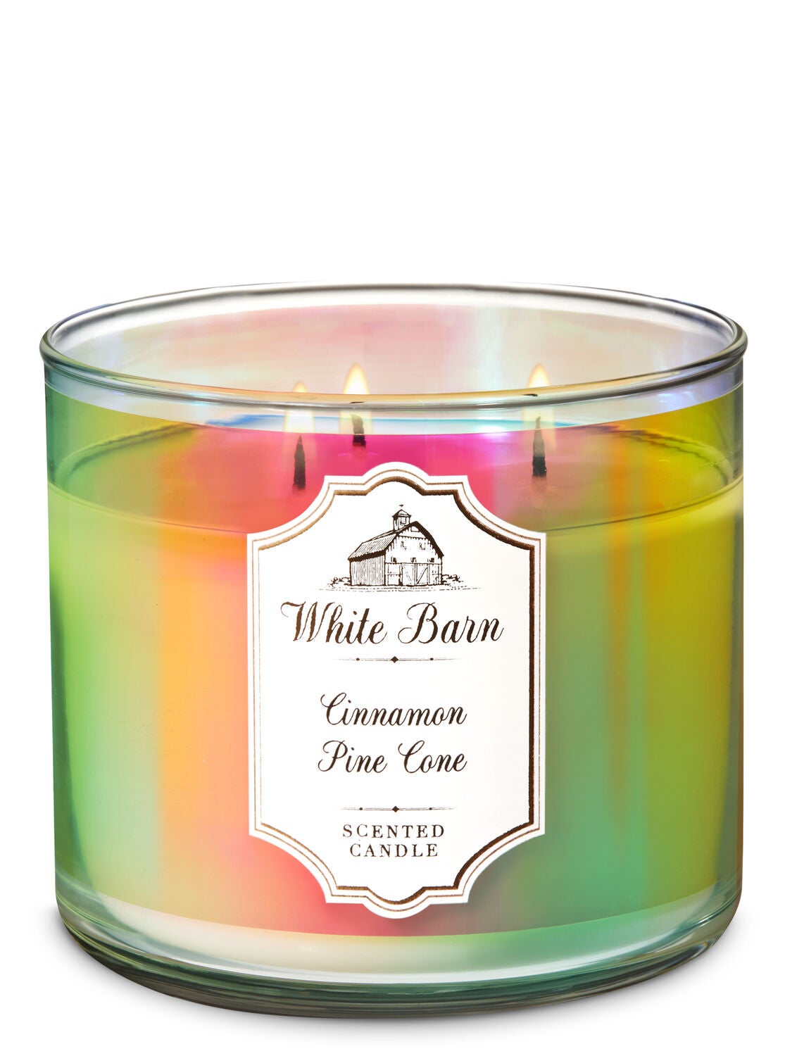 Cinnamon & Pinecone 3-Wick Candle - Bath And Body Works