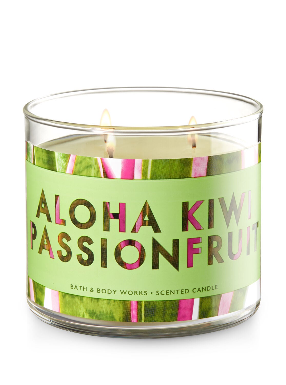 Aloha Kiwi Passionfruit 3-Wick Candle - Bath And Body Works