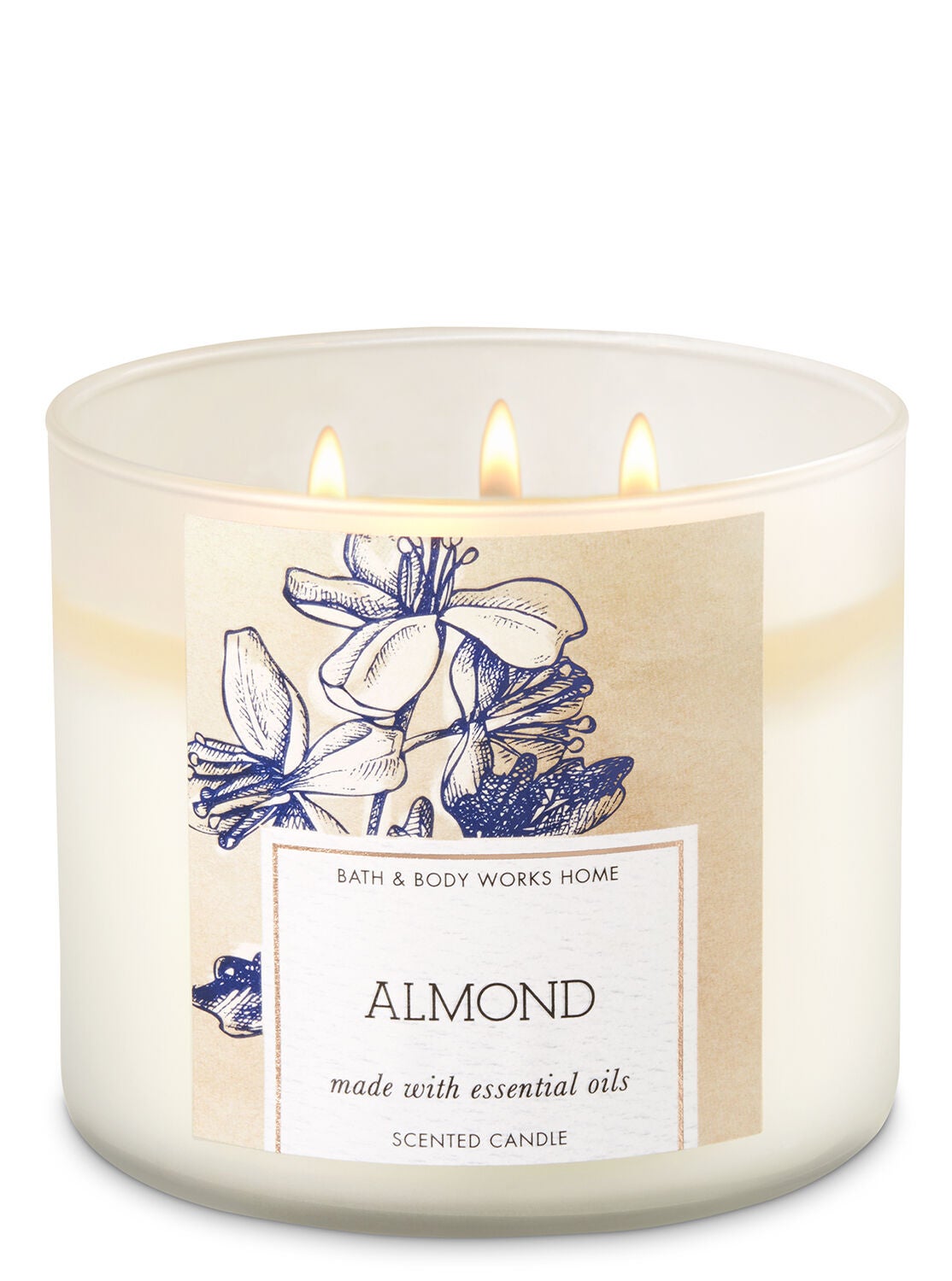 Almond 3-Wick Candle - Bath And Body Works