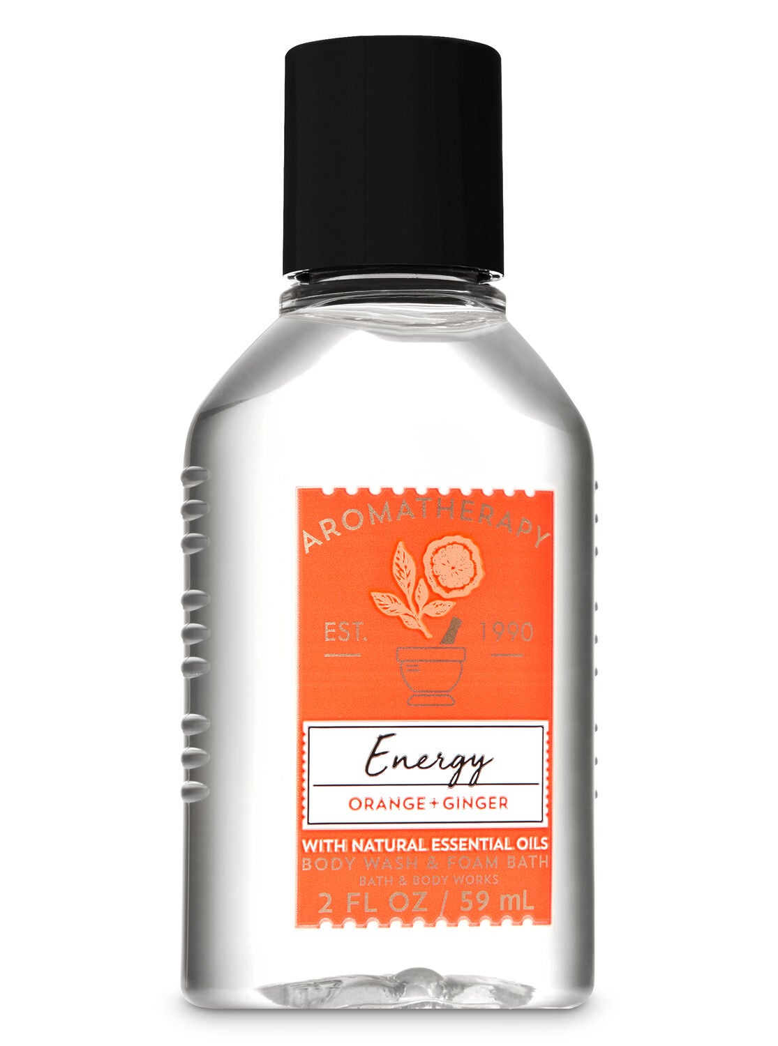 Aromatherapy Energy - Orange & Ginger Travel Size Body Wash & Foam Bath - Bath And Body Works