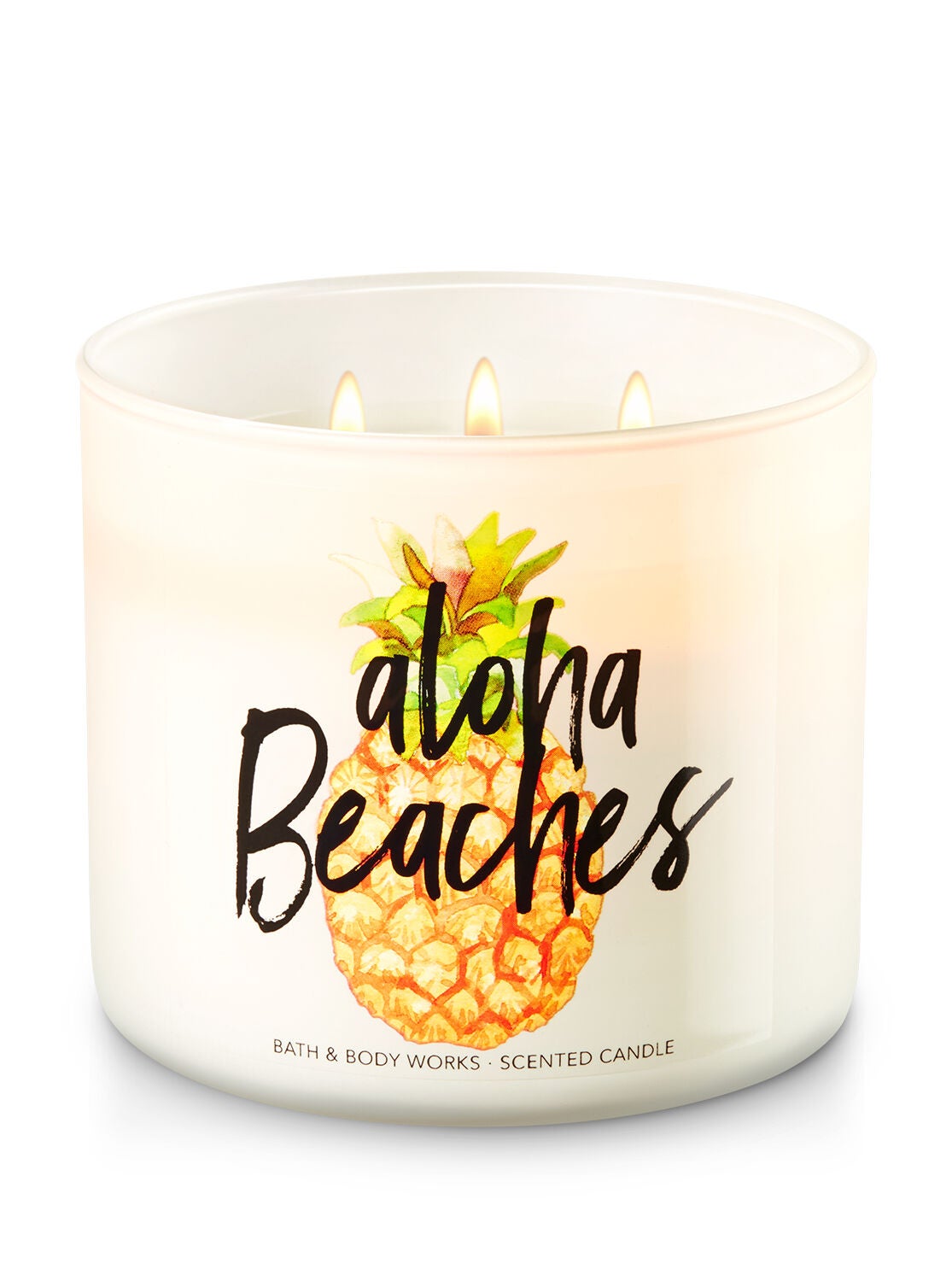 Aloha Beaches - Aloha Kiwi Passionfruit 3-Wick Candle - Bath And Body Works