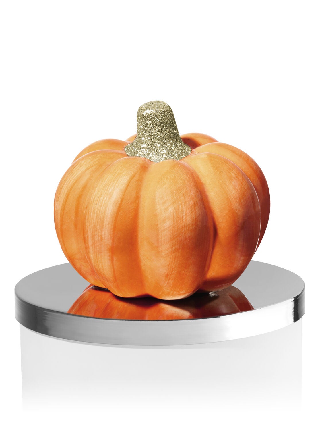Ceramic Pumpkin 3-Wick Candle Magnet - Bath And Body Works