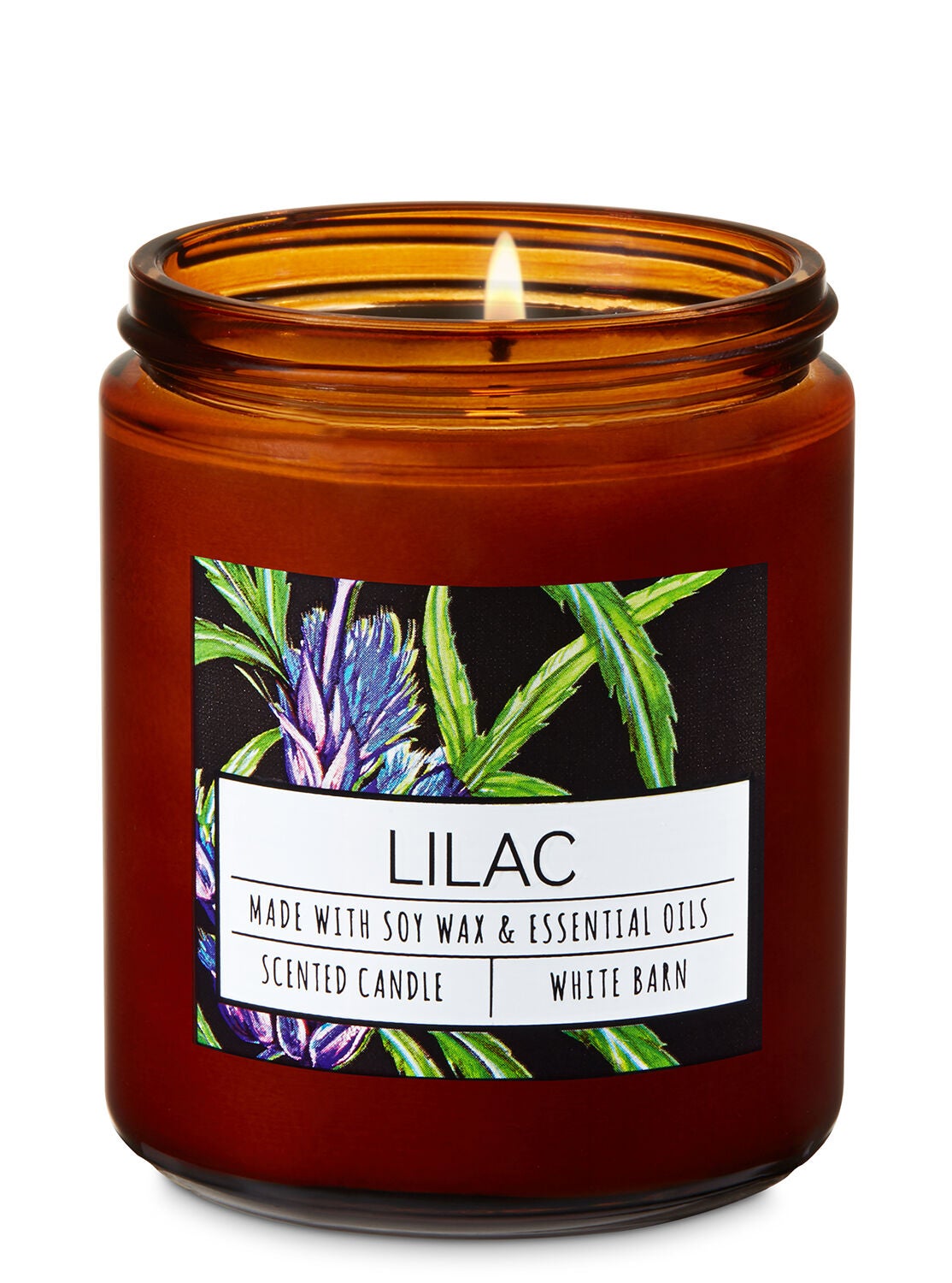 Lilac Single Wick Candle - Bath And Body Works