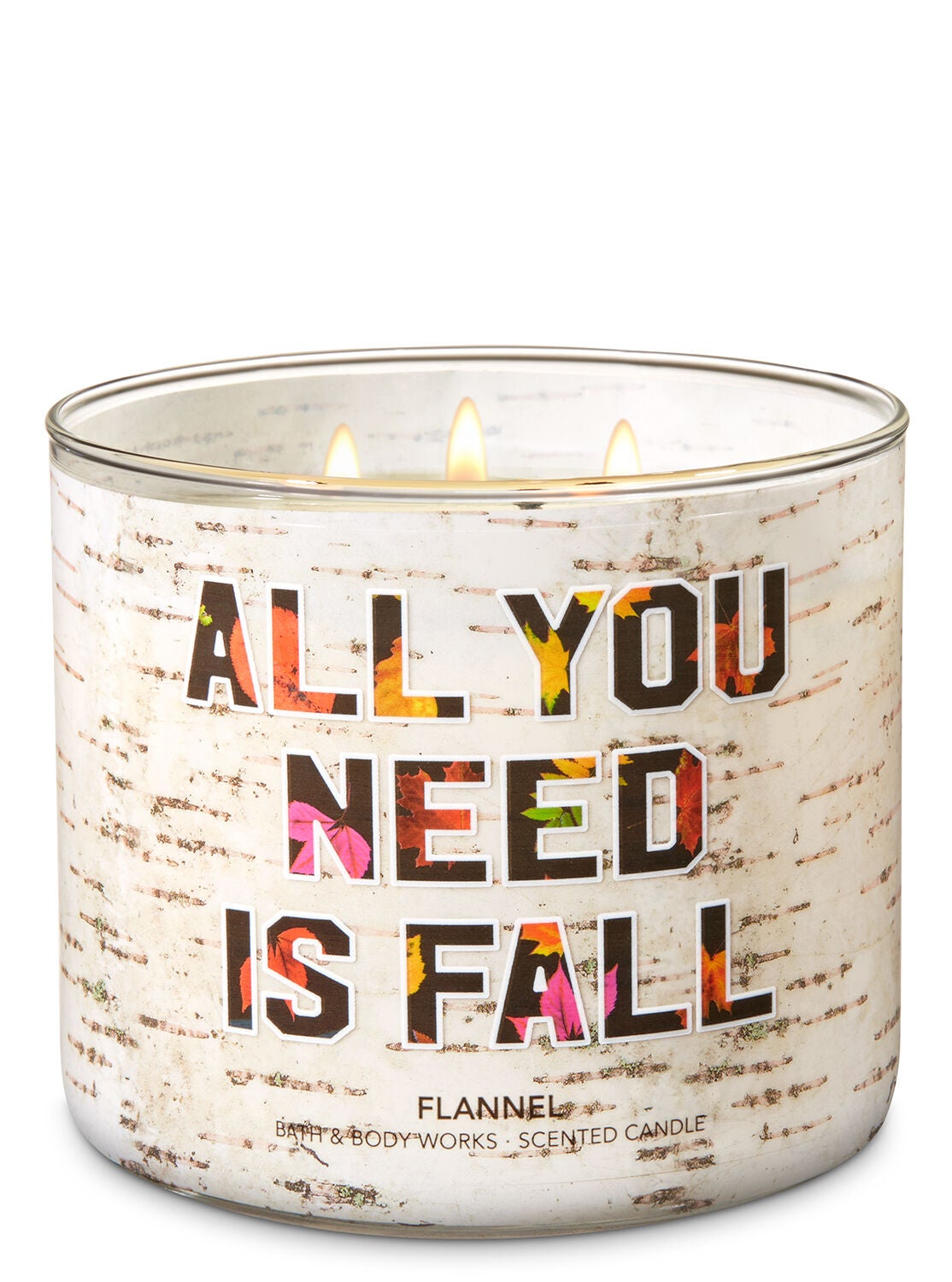 Flannel 3-Wick Candle - Bath And Body Works