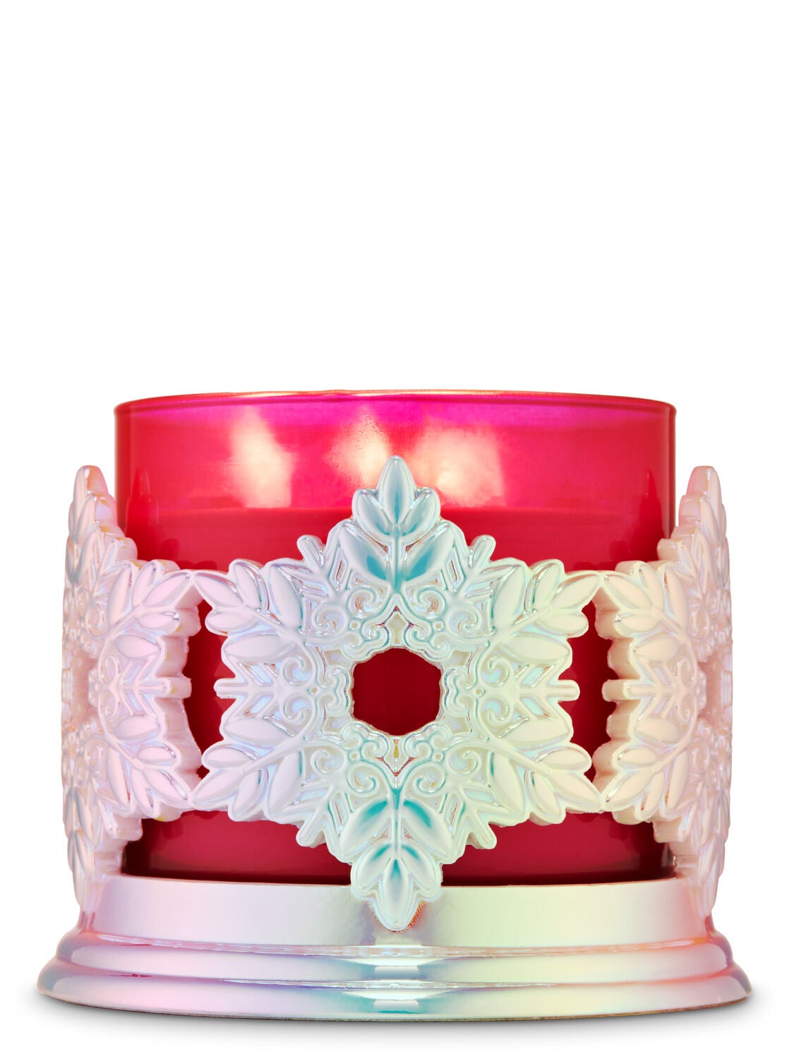 Snowflakes 3-Wick Candle Holder - Bath And Body Works