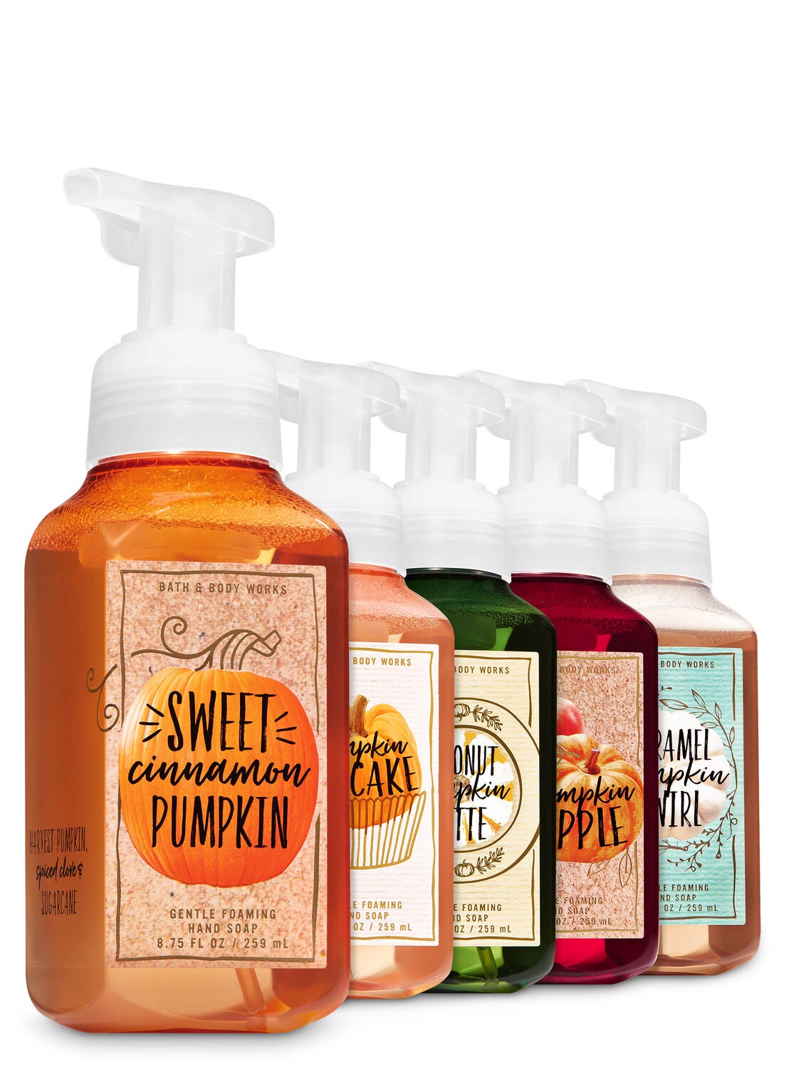 Pumpkin Everything Gentle Foaming Hand Soap, 5-Pack - Bath And Body Works