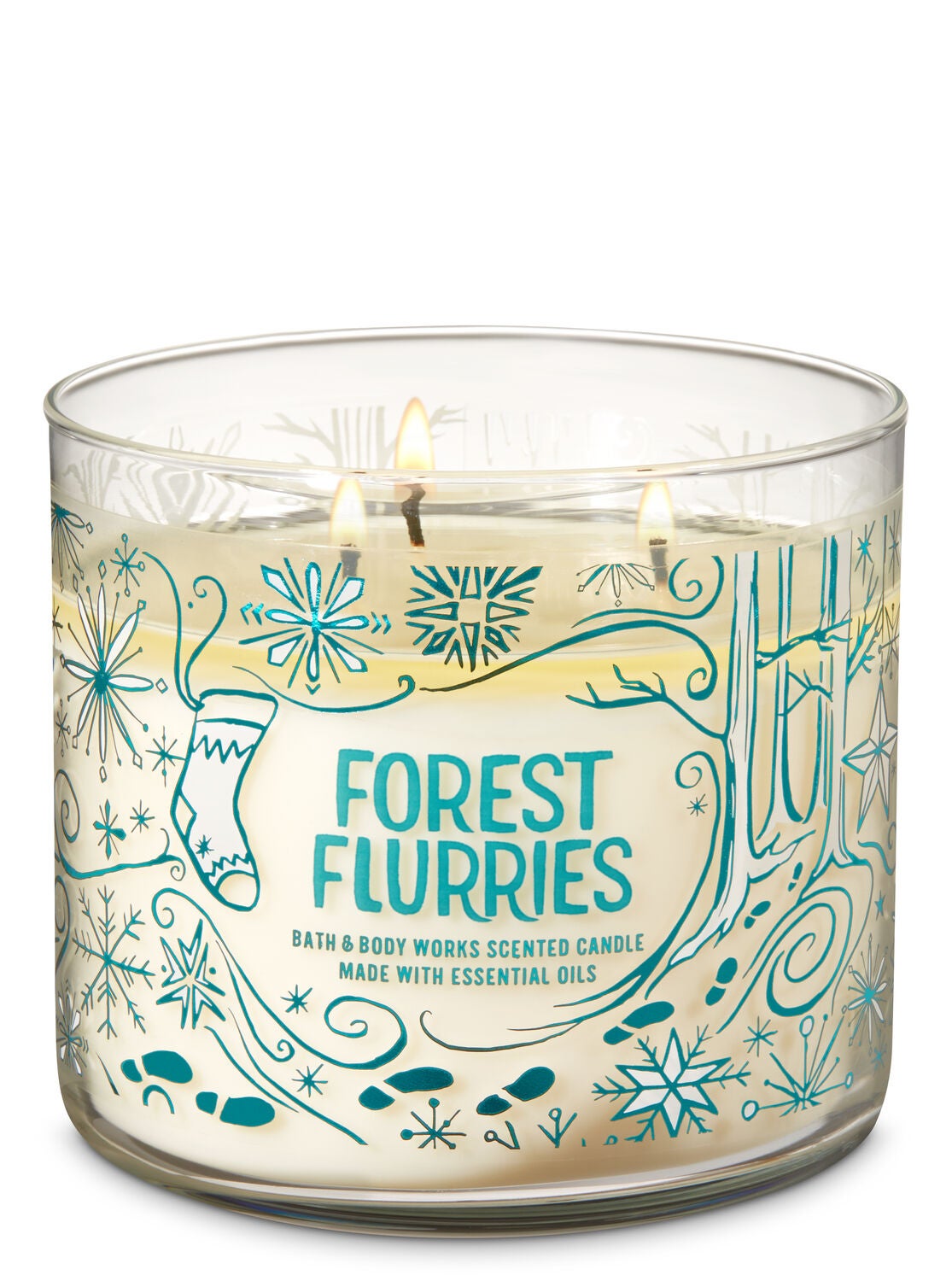Forest Flurries 3-Wick Candle - Bath And Body Works