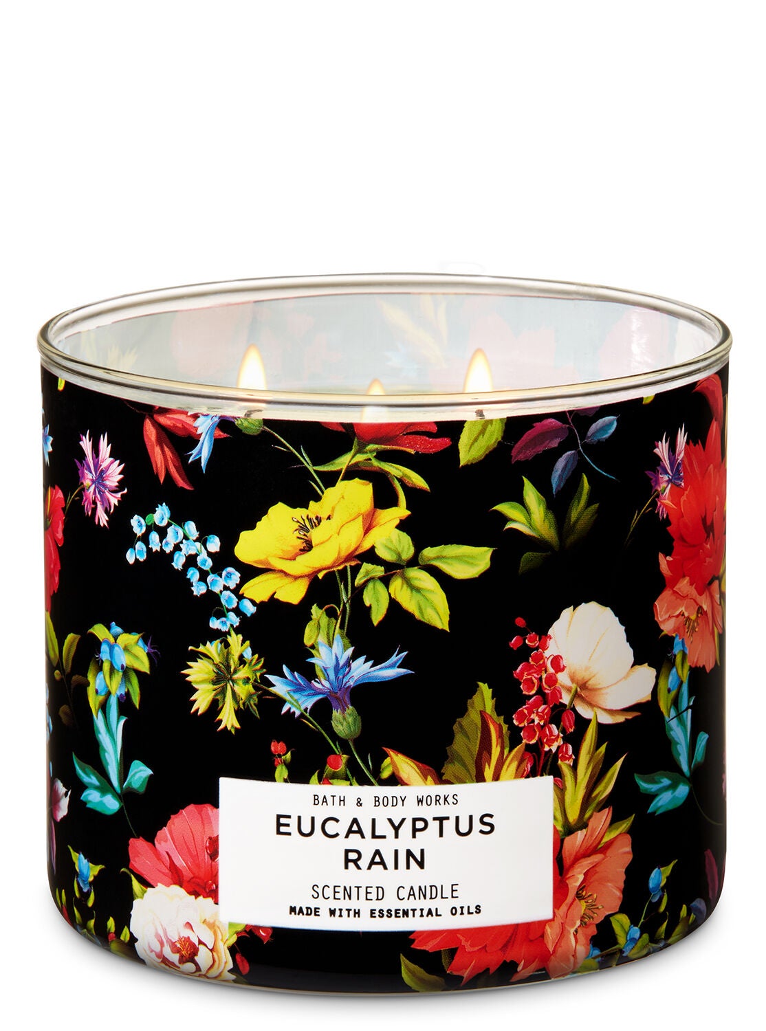 Eucalyptus Rain 3-Wick Candle - Bath And Body Works