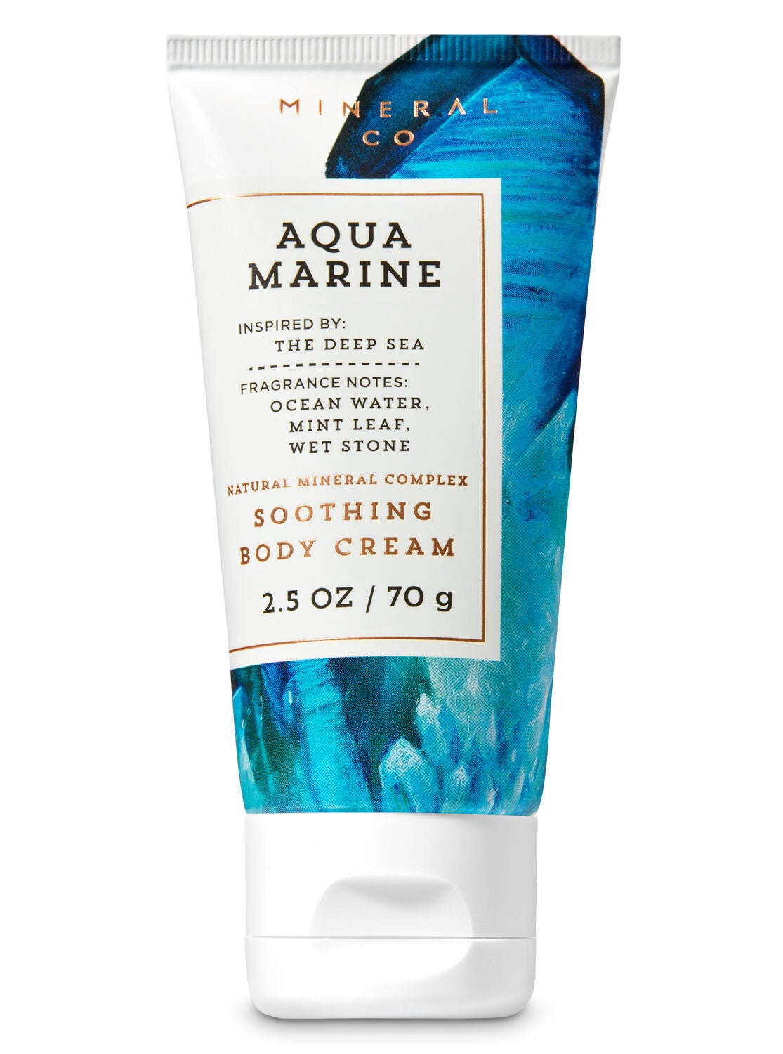 Signature Collection Aquamarine Travel Size Body Cream - Bath And Body Works