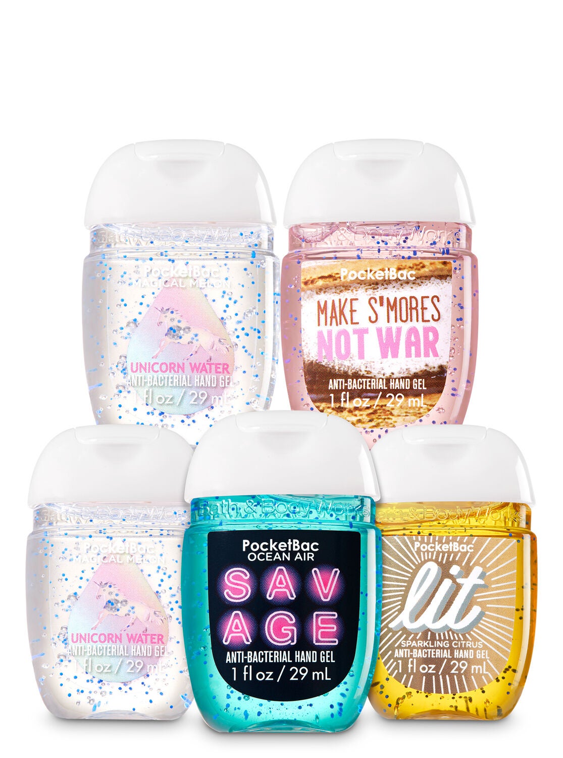 Say it with Sanitizer 5-Pack PocketBac Hand Sanitizers - Bath And Body Works