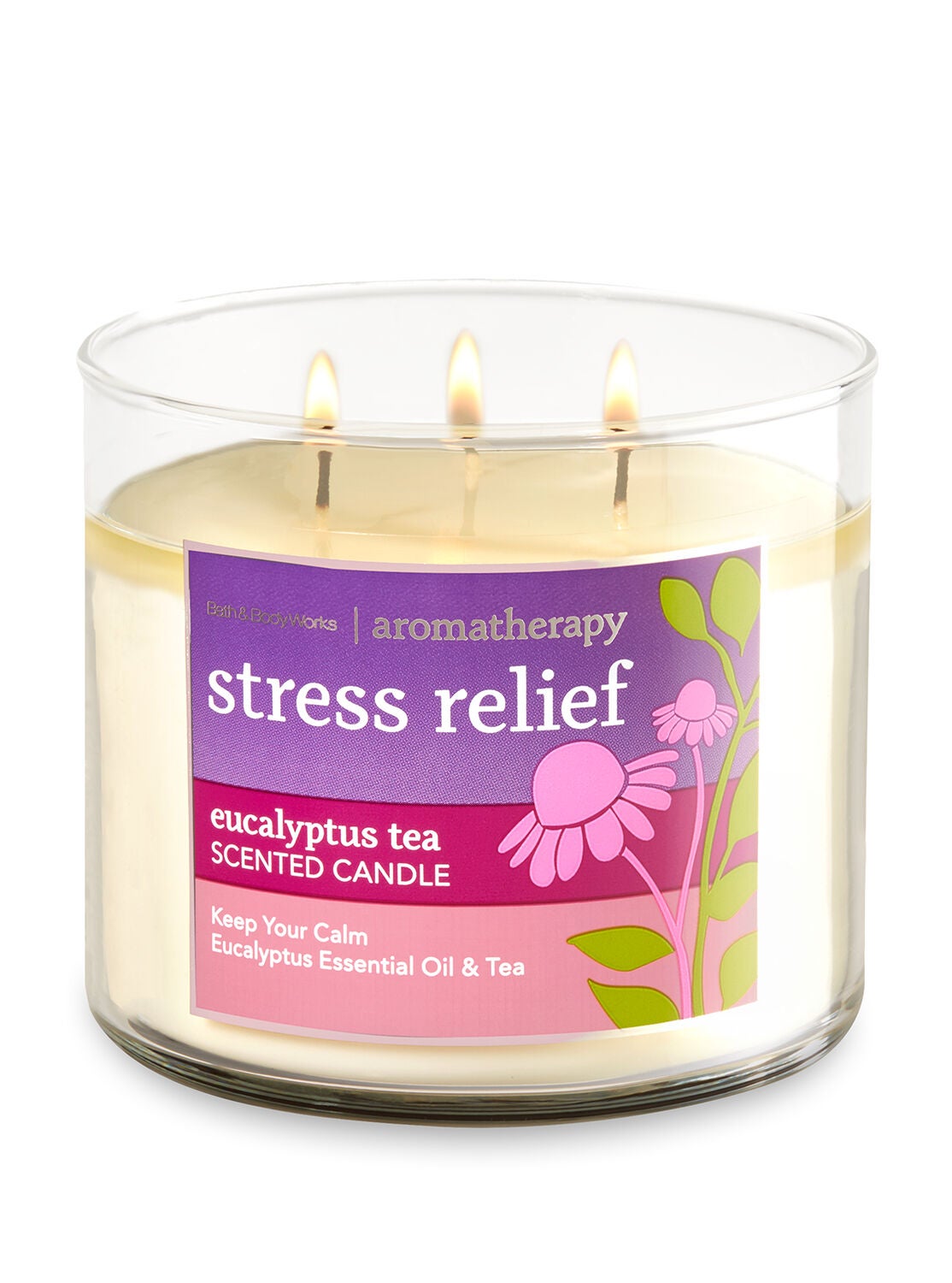 Aromatherapy Eucalyptus Tea 3-Wick Candle - Bath And Body Works