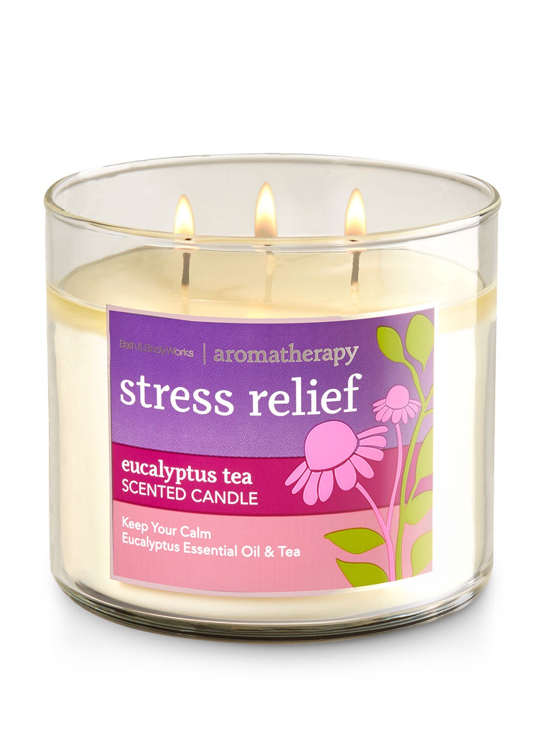 Aromatherapy Eucalyptus Tea 3-Wick Candle - Bath And Body Works
