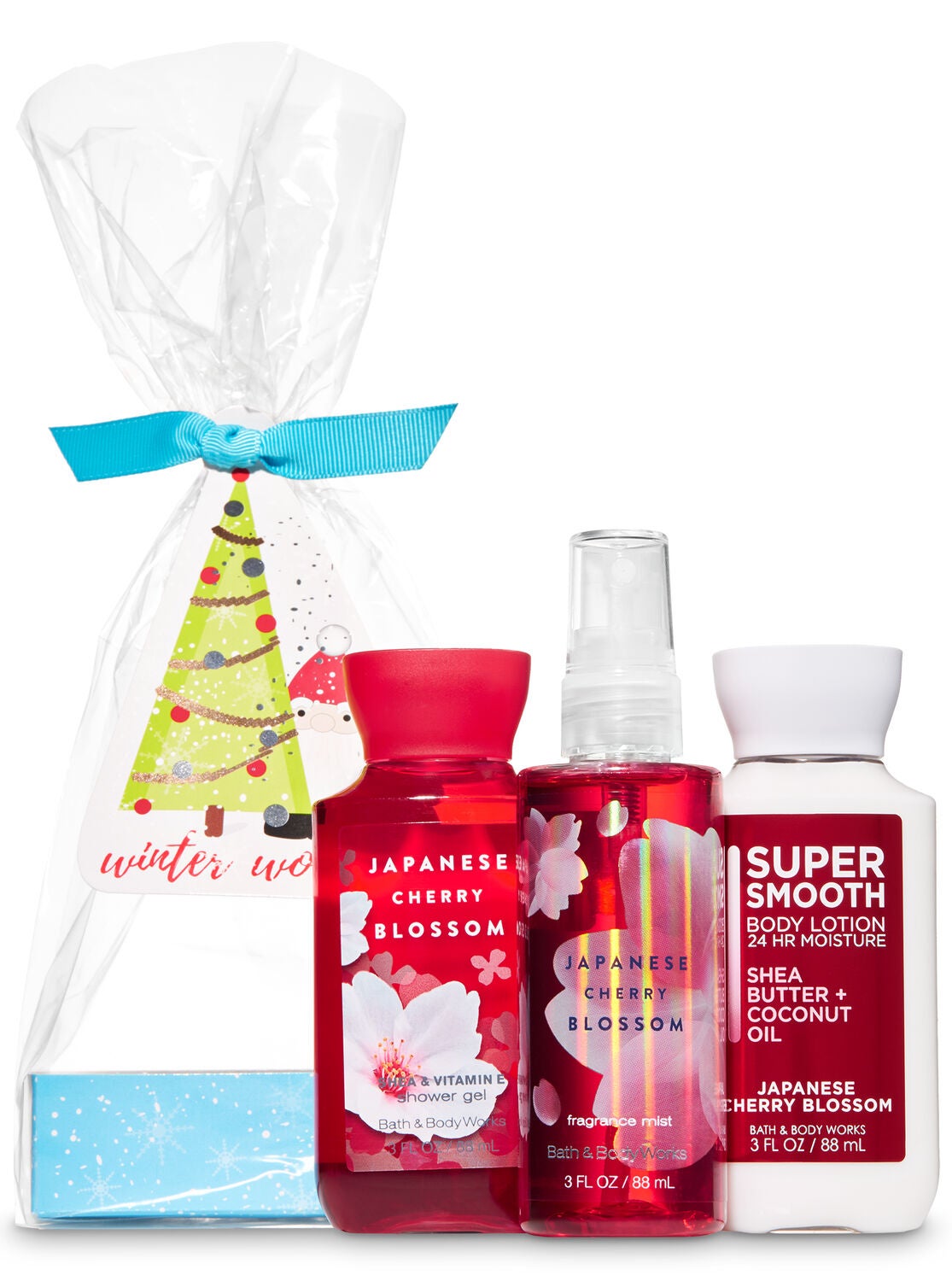 japanese cherry blossom winter wonder mini gift set bath body works