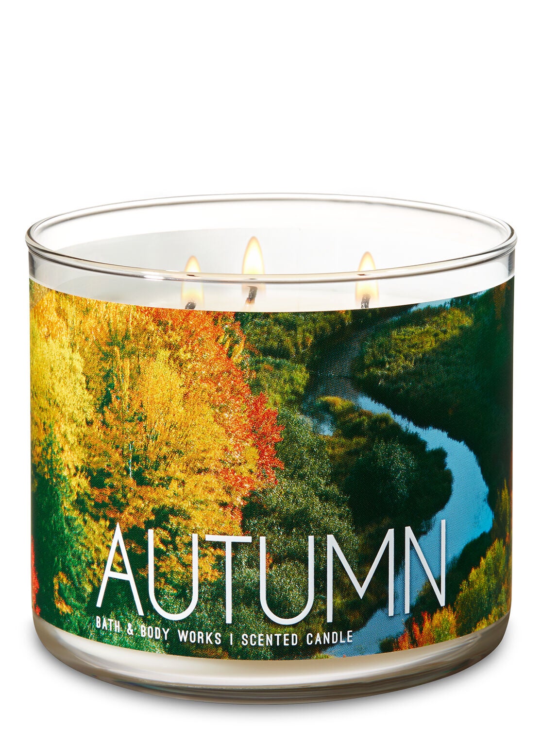 Autumn 3-Wick Candle - Bath And Body Works