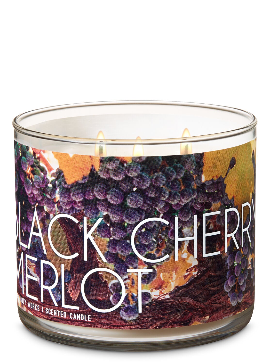 Black Cherry Merlot 3-Wick Candle - Bath And Body Works