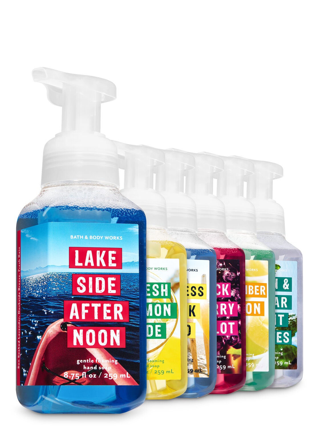 American Summer Fun 6-Pack Gentle Foaming Hand Soap - Bath And Body Works