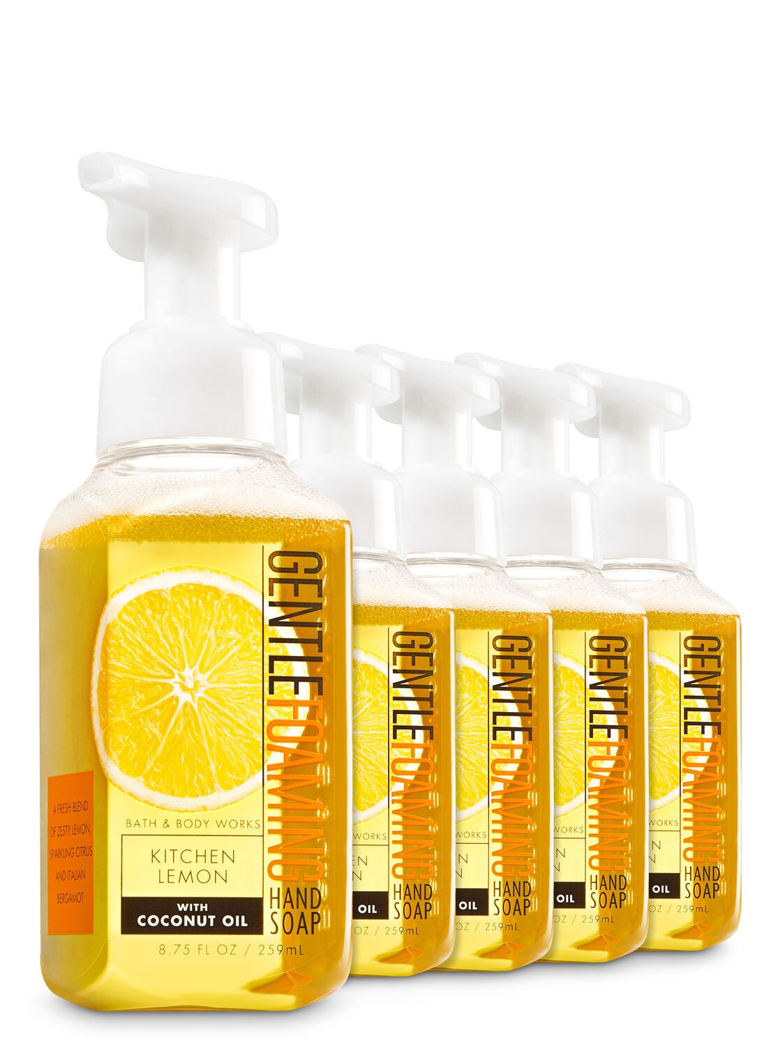 Kitchen Lemon Gentle Foaming Hand Soap, 5-Pack - Bath And Body Works
