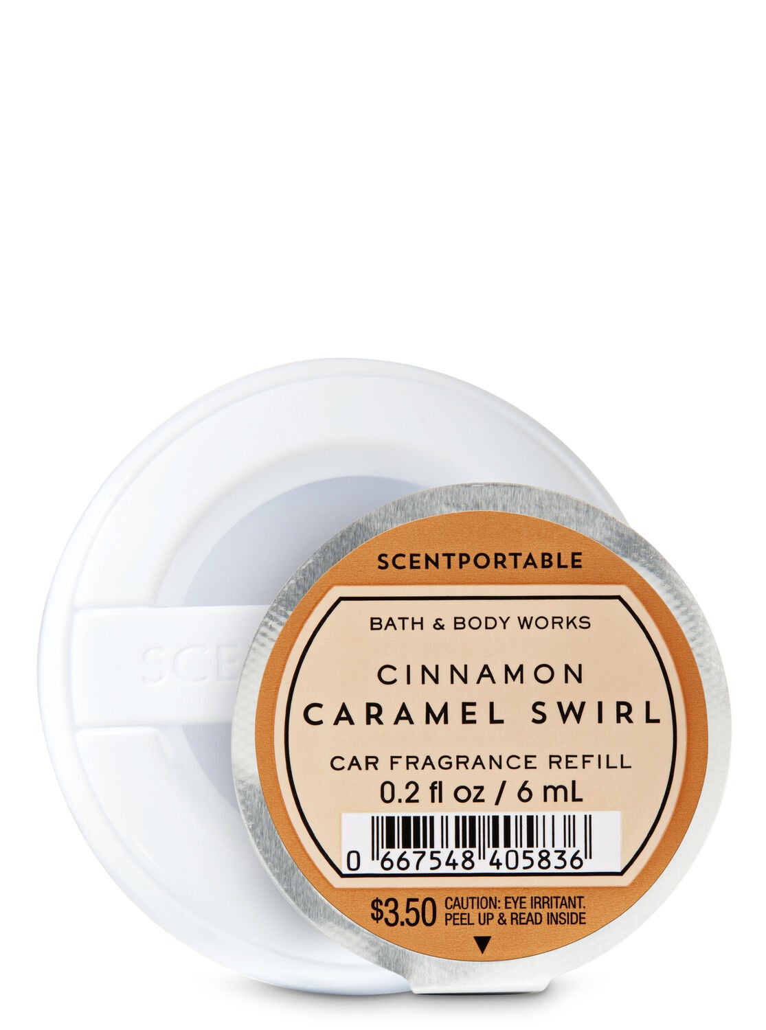 Cinnamon Caramel Swirl Scentportable Fragrance Refill - Bath And Body Works