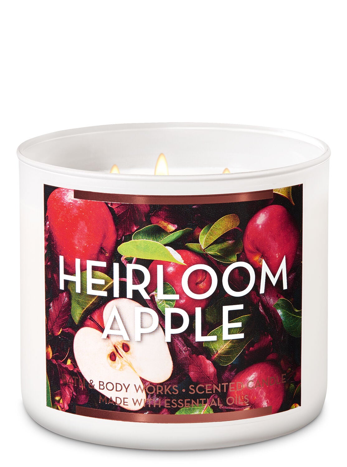Heirloom Apple 3-Wick Candle - Bath And Body Works