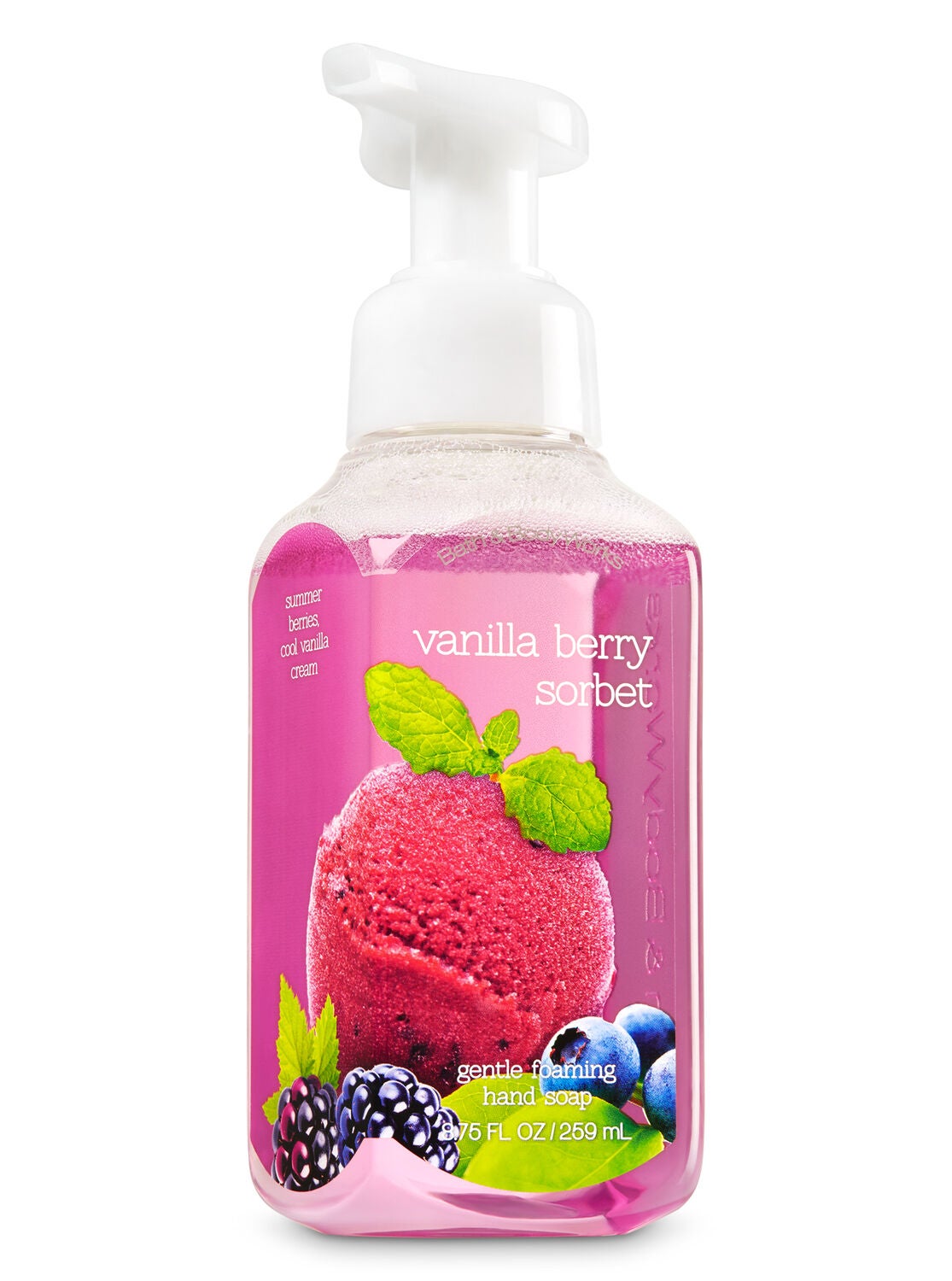 Vanilla Berry Sorbet Gentle Foaming Hand Soap - Bath And Body Works