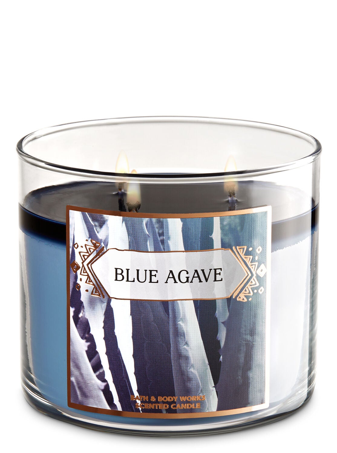 Blue Agave 3-Wick Candle - Bath And Body Works