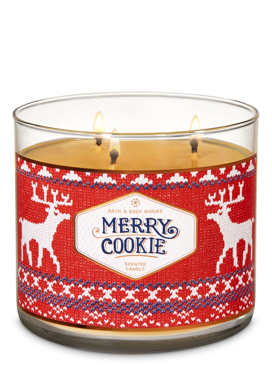 Merry Cookie 3-Wick Candle - Bath And Body Works