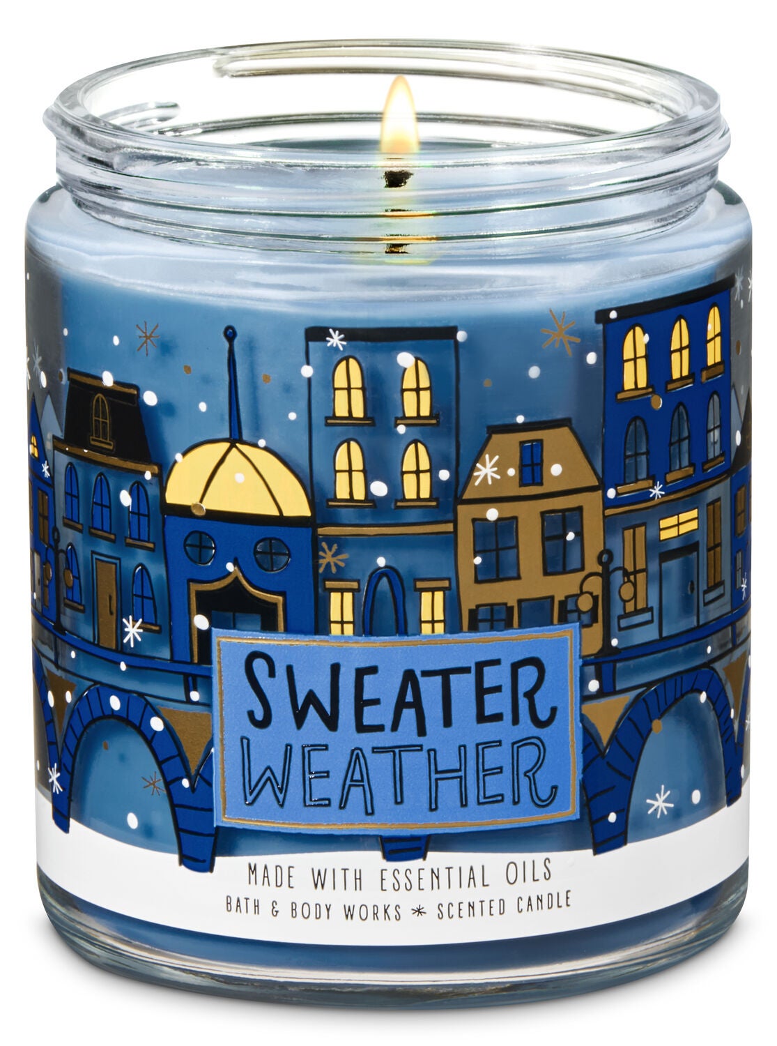 Sweater Weather Single Wick Candle - Bath And Body Works