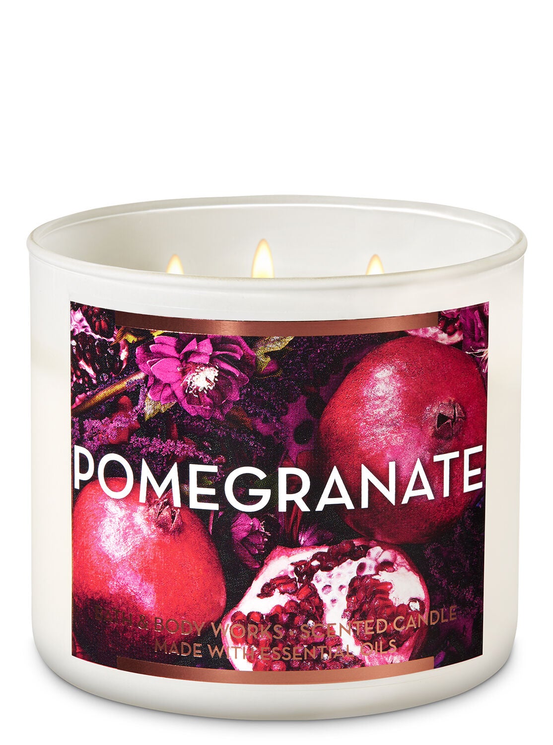 Pomegranate 3-Wick Candle - Bath And Body Works