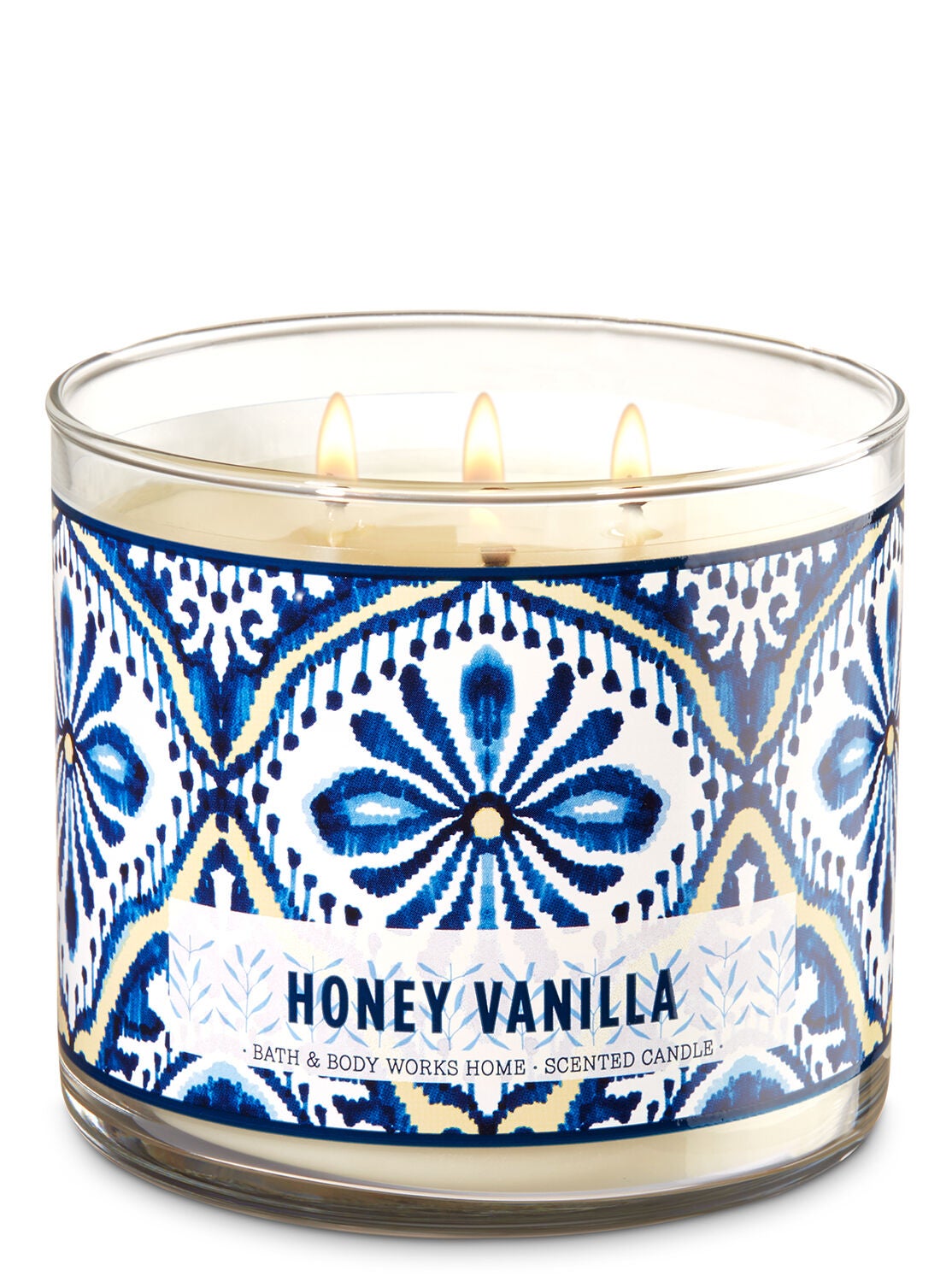 Honey Vanilla 3-Wick Candle - Bath And Body Works