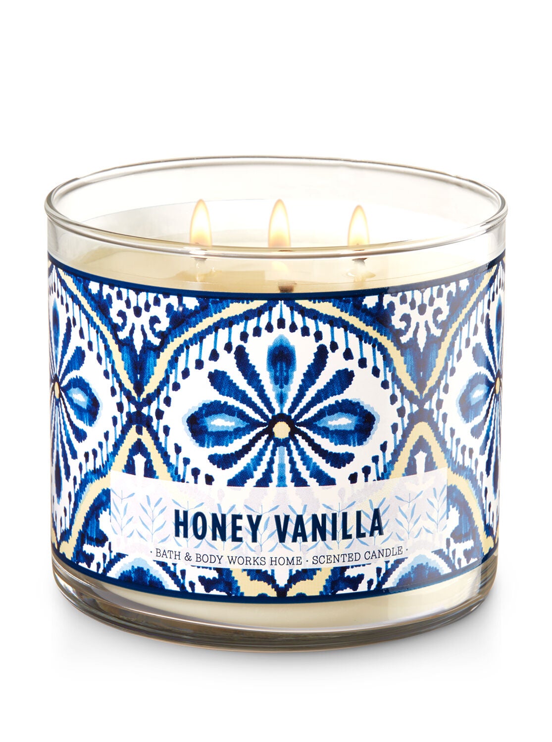 Honey Vanilla 3-Wick Candle - Bath And Body Works