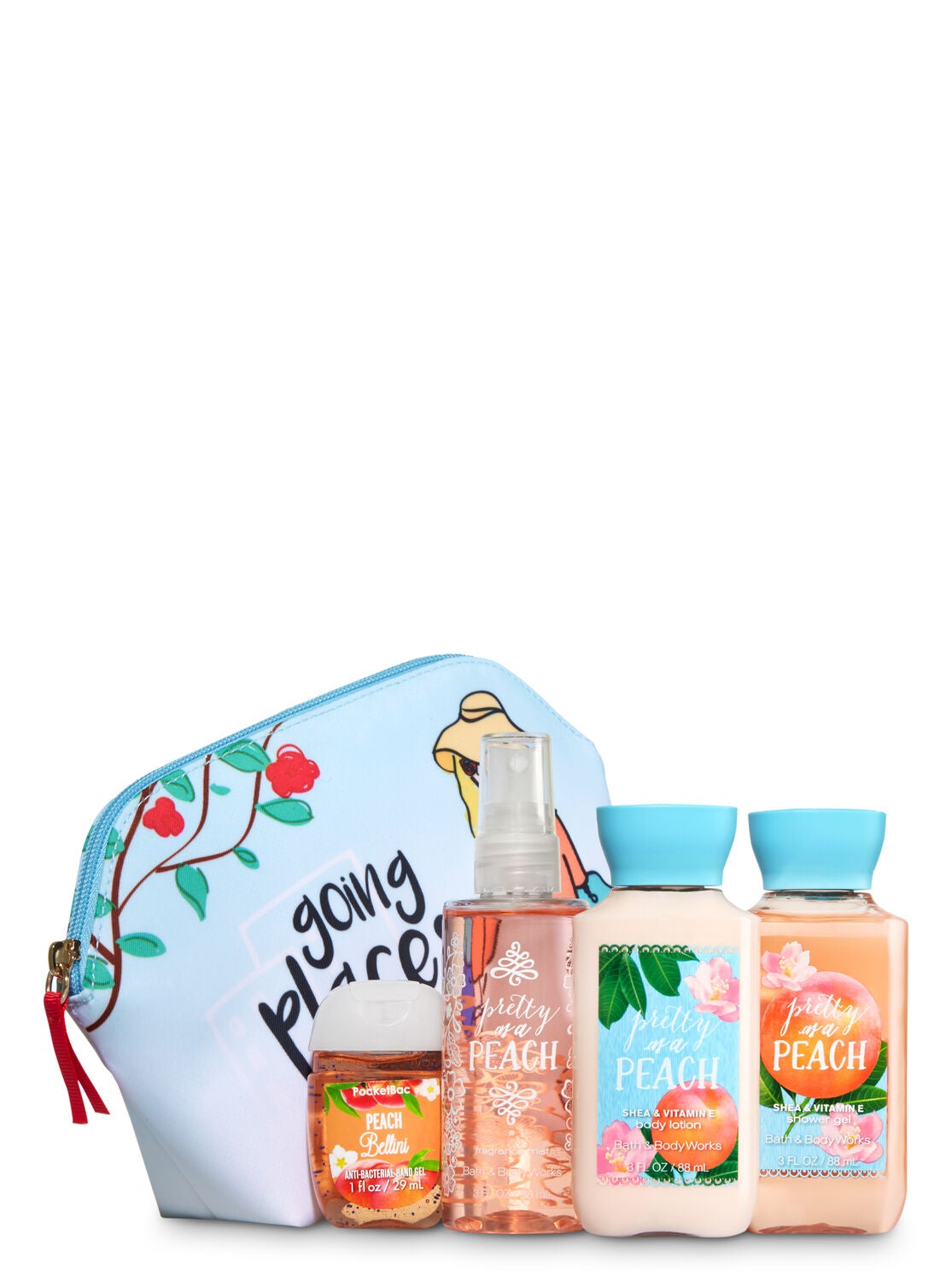 pretty as a peach on the go gift set bath body works pretty body works