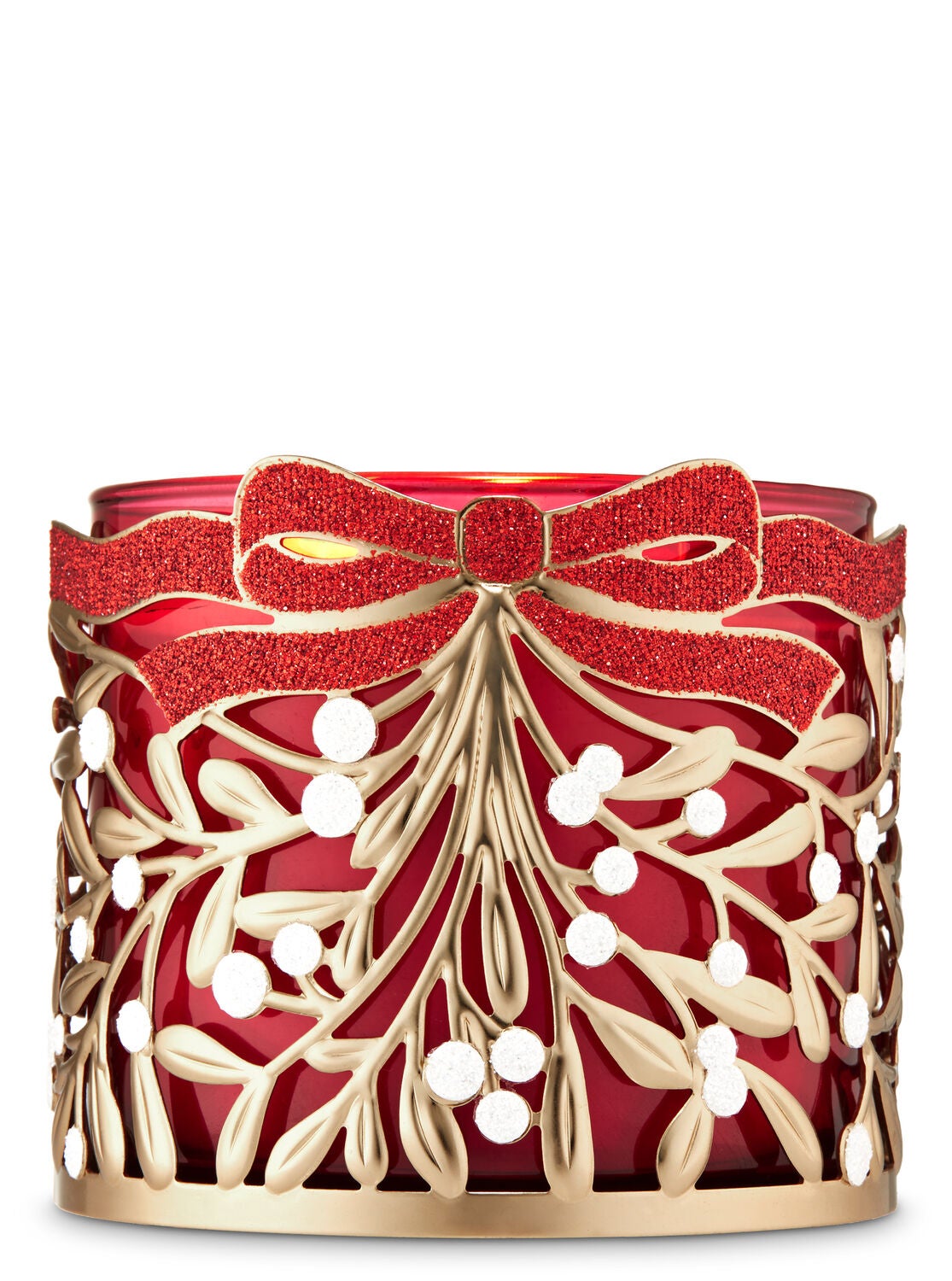 Mistletoe 3-Wick Candle Holder - Bath And Body Works