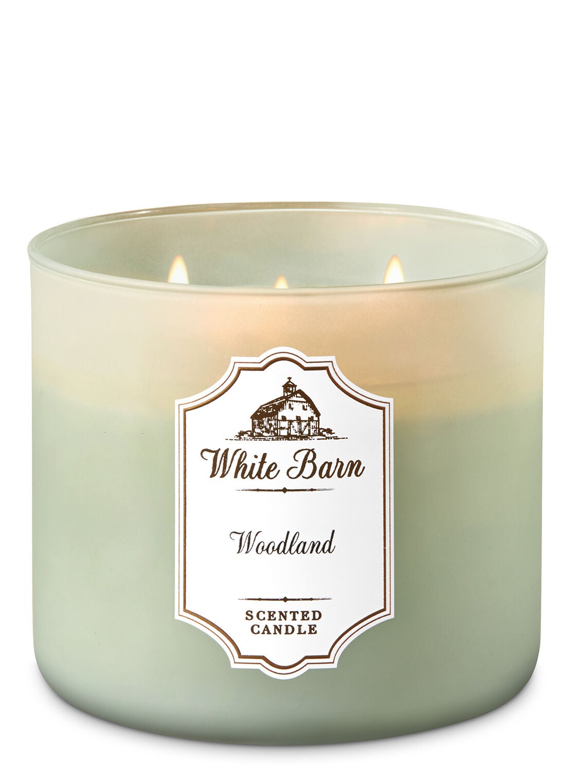 White Barn Woodland 3-Wick Candle - Bath And Body Works