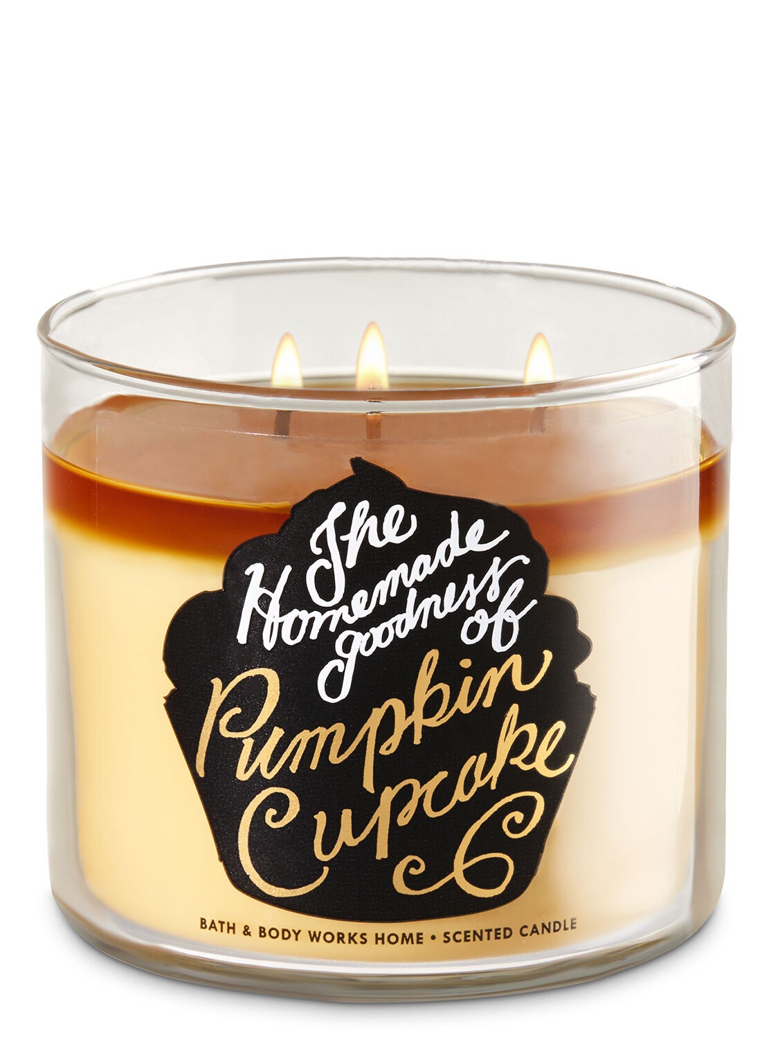 Pumpkin Cupcake 3-Wick Candle - Bath And Body Works