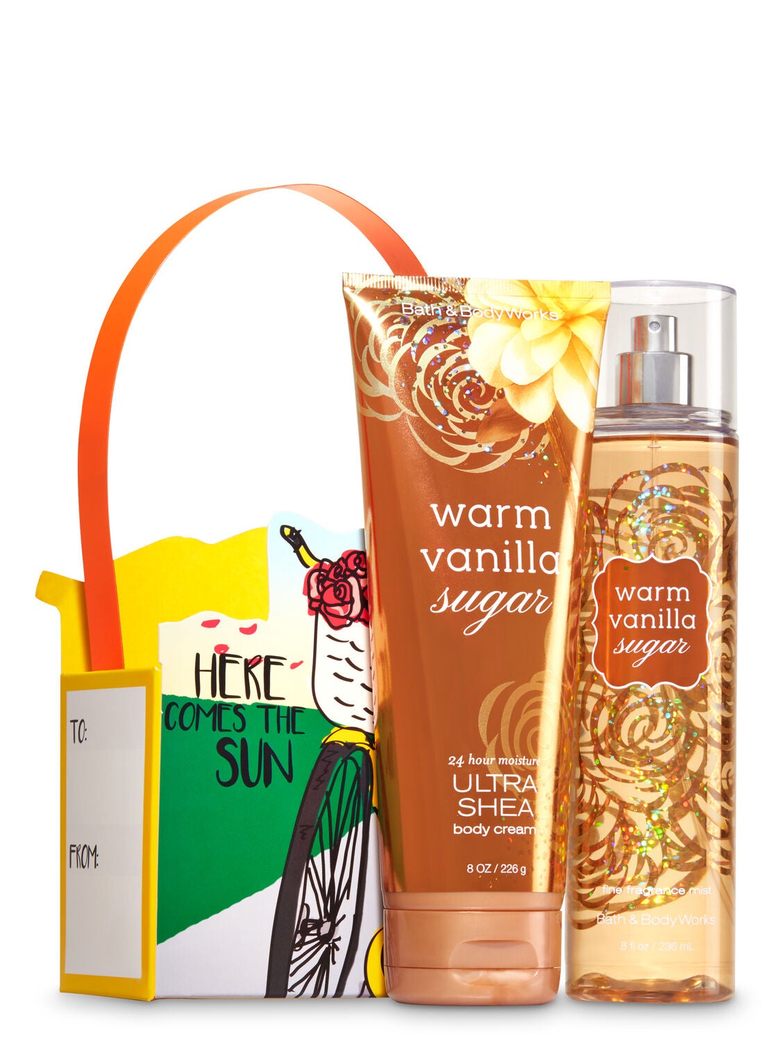 Warm Vanilla Sugar Soft & Scented Gift Set - Bath And Body Works