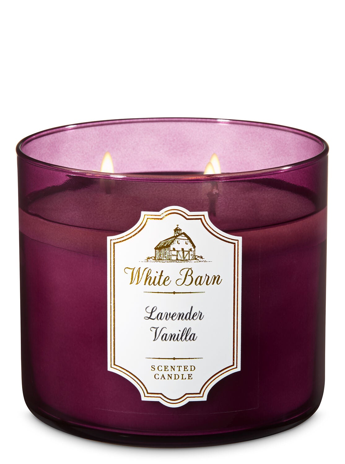 White Barn Lavender Vanilla 3-Wick Candle - Bath And Body Works