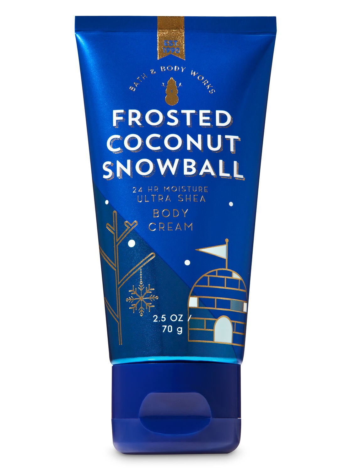 Signature Collection Frosted Coconut Snowball Travel Size Body Cream - Bath And Body Works