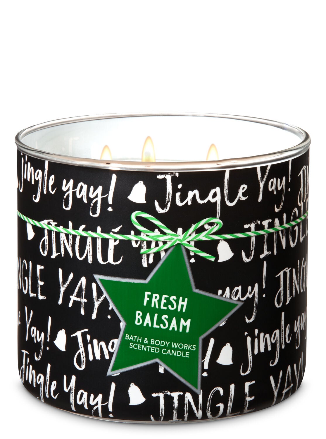 Fresh Balsam 3-Wick Candle - Bath And Body Works