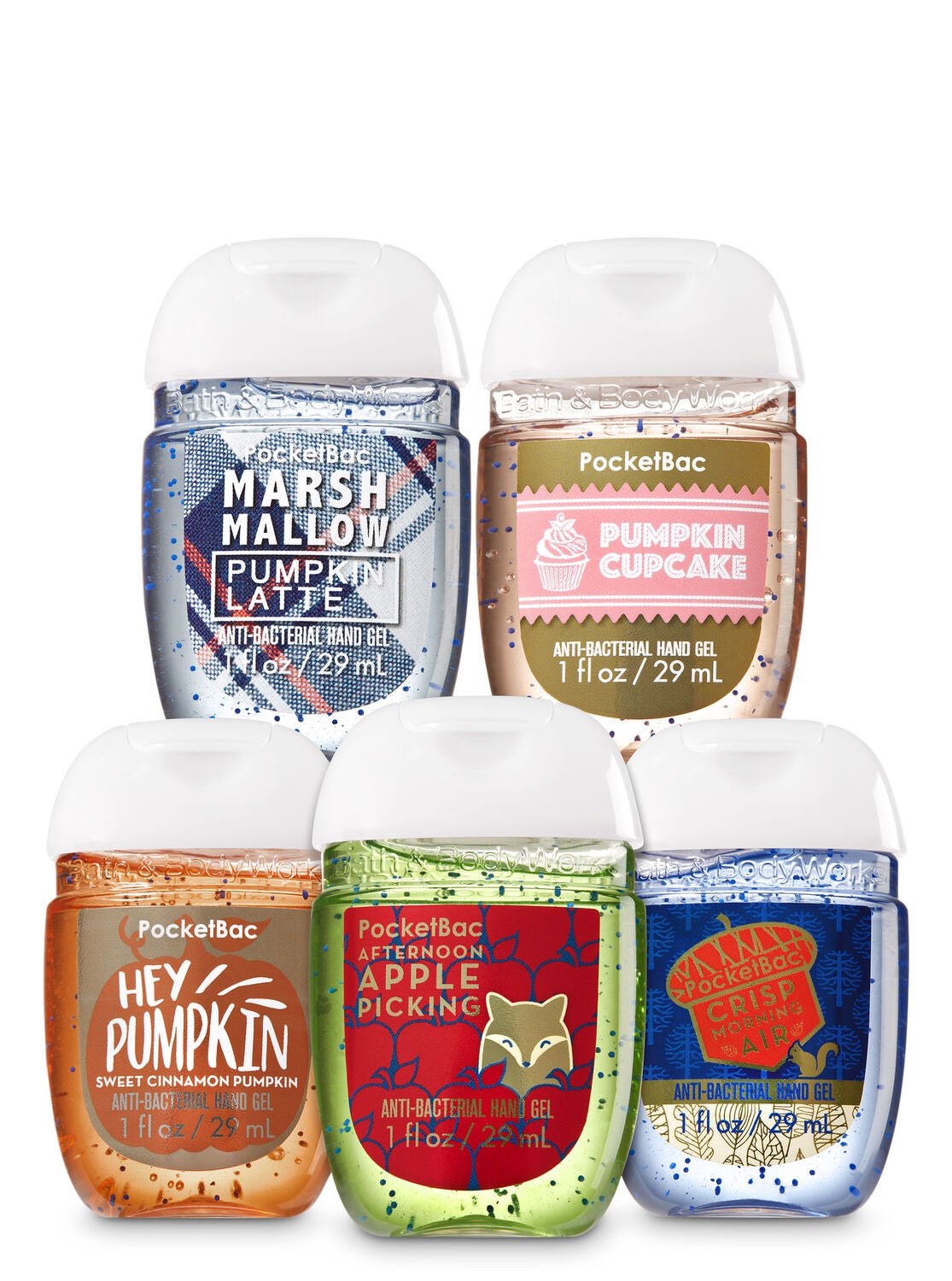 Fall Celebration 5-Pack PocketBac Sanitizers - Bath And Body Works