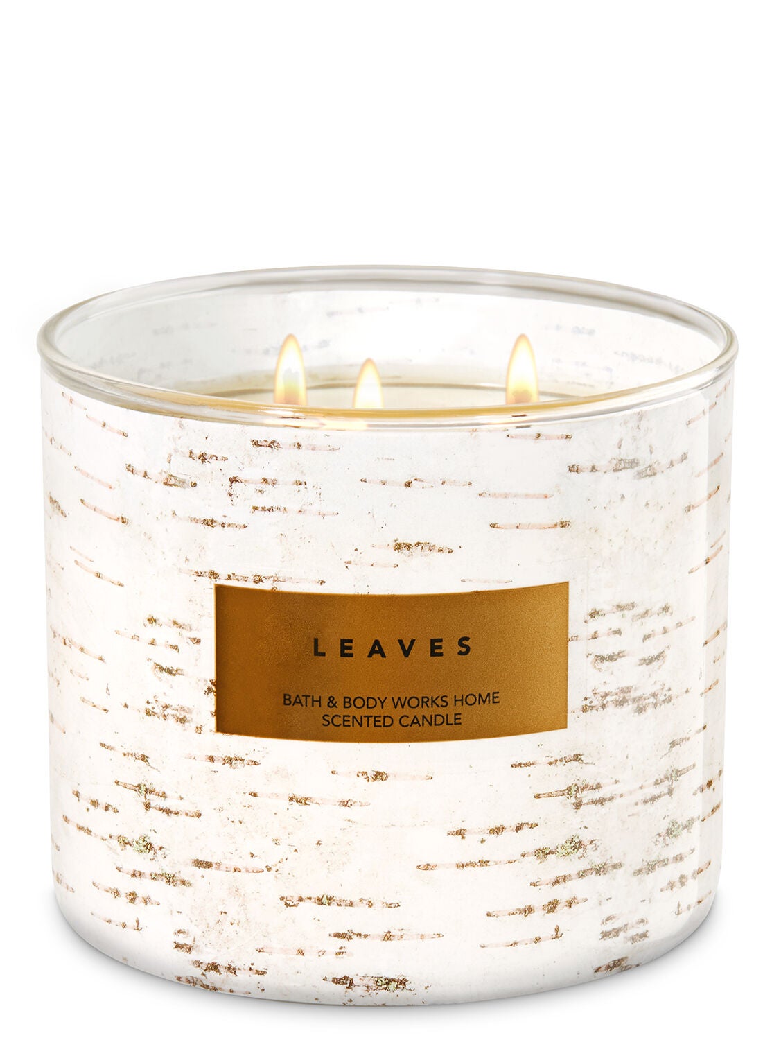 Leaves 3-Wick Candle - Bath And Body Works