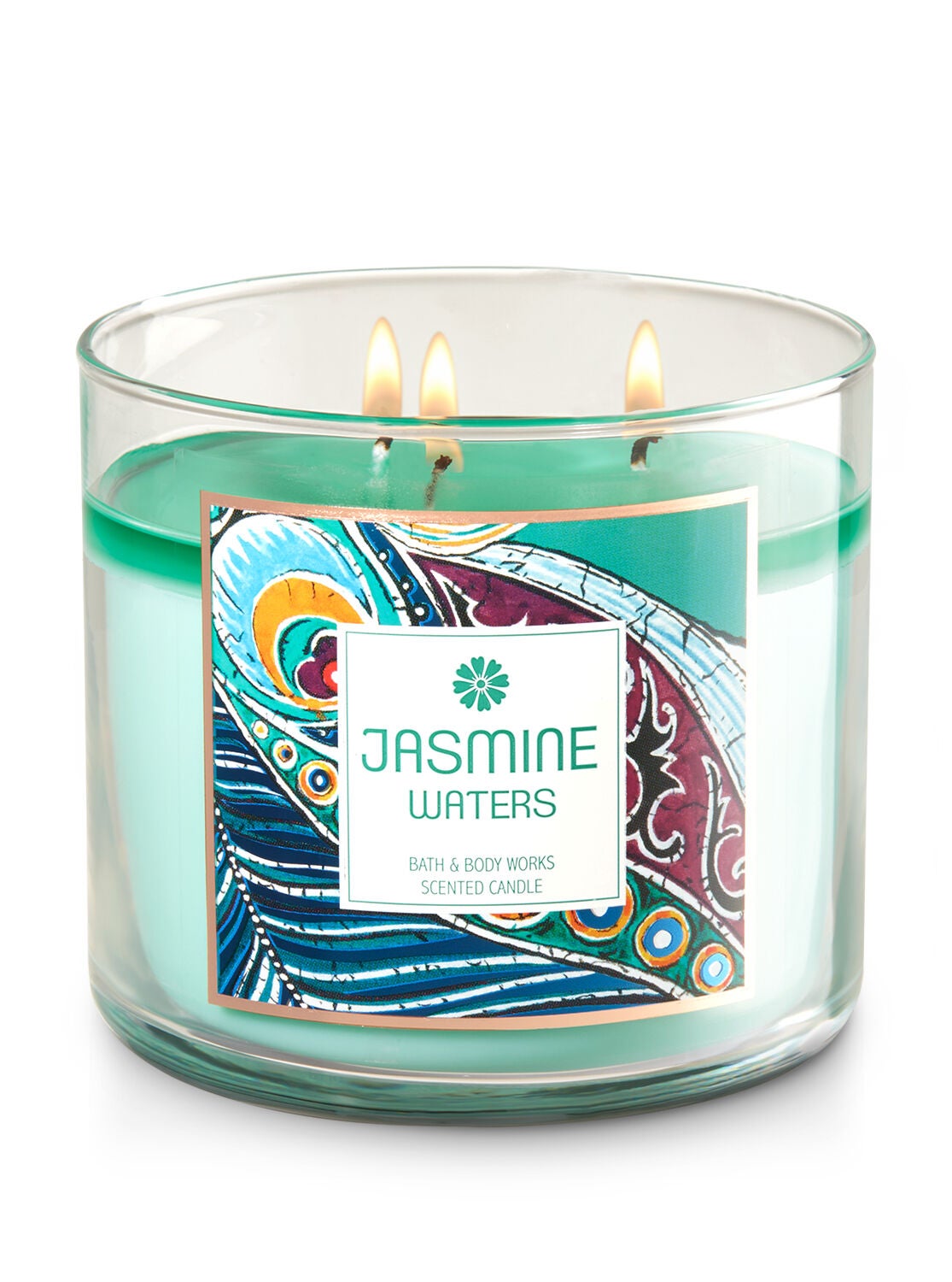 Jasmine Waters 3-Wick Candle - Bath And Body Works