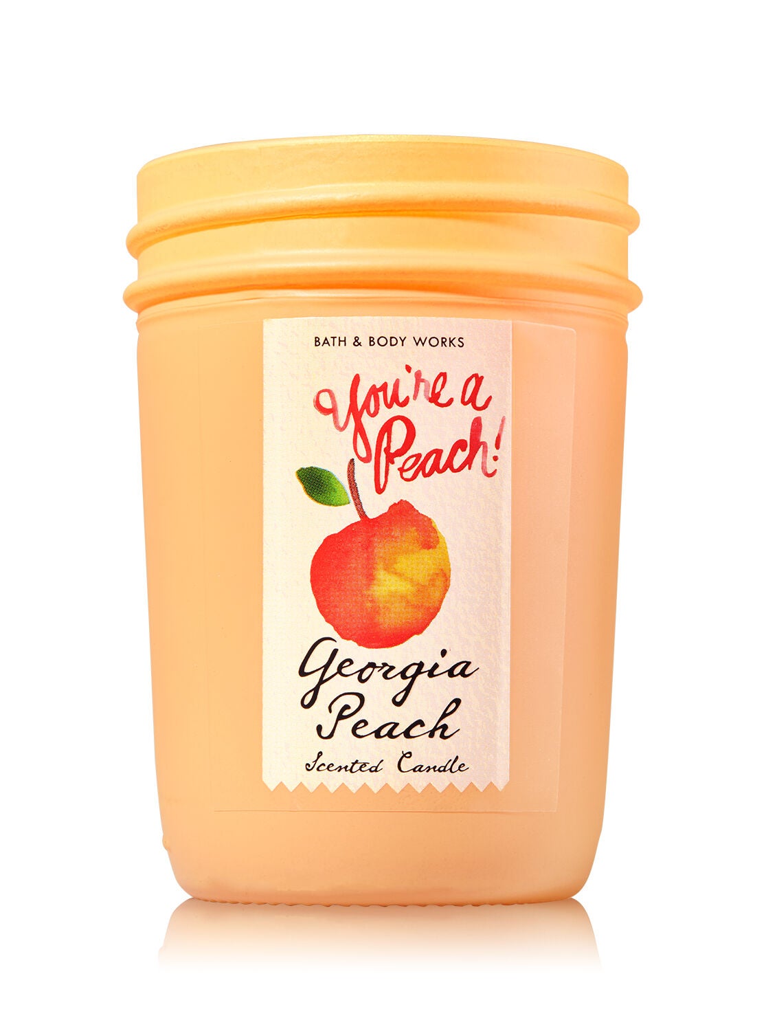 Georgia Peach Medium Candle - Bath And Body Works