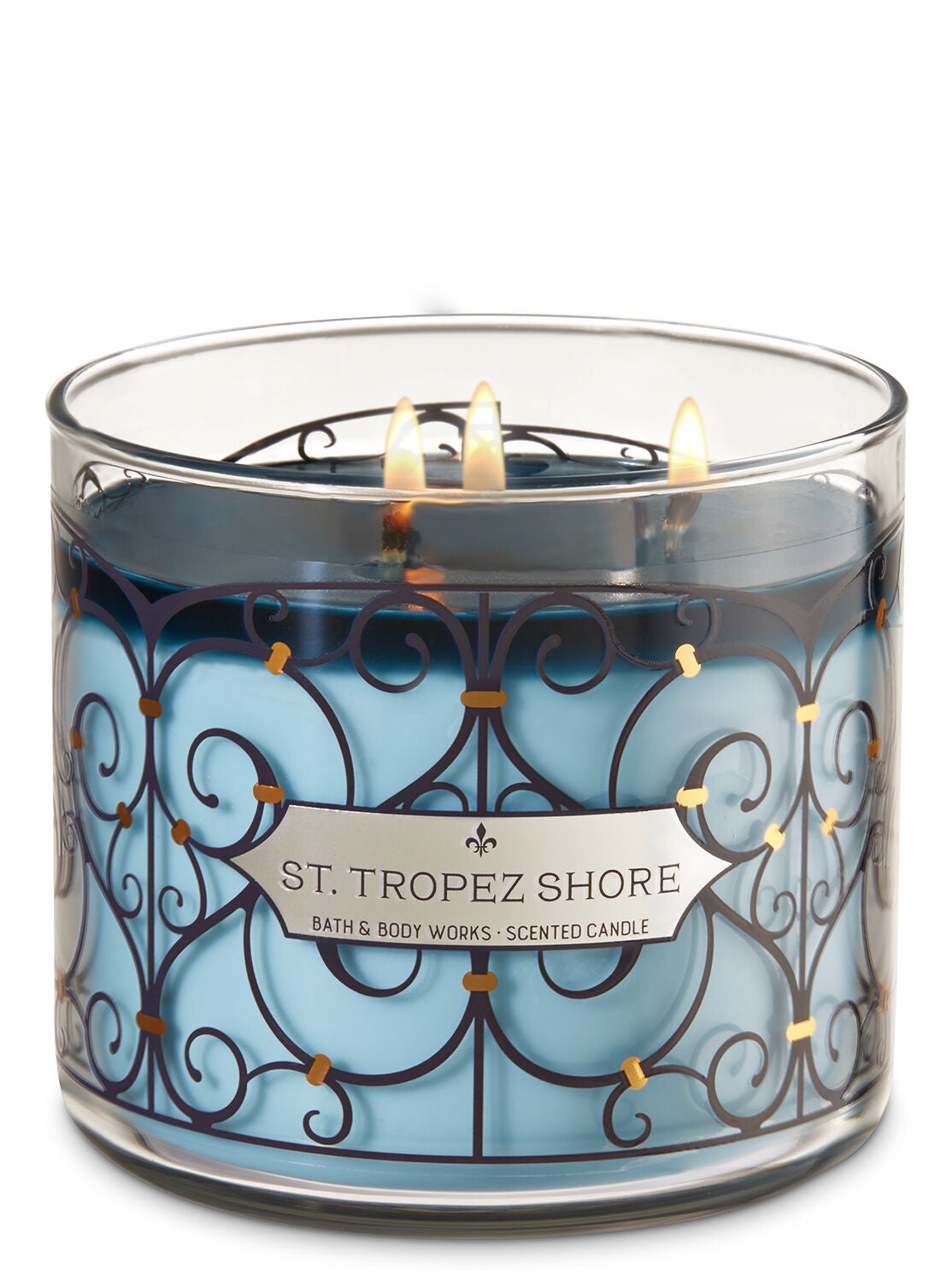 St. Tropez Shore 3-Wick Candle - Bath And Body Works