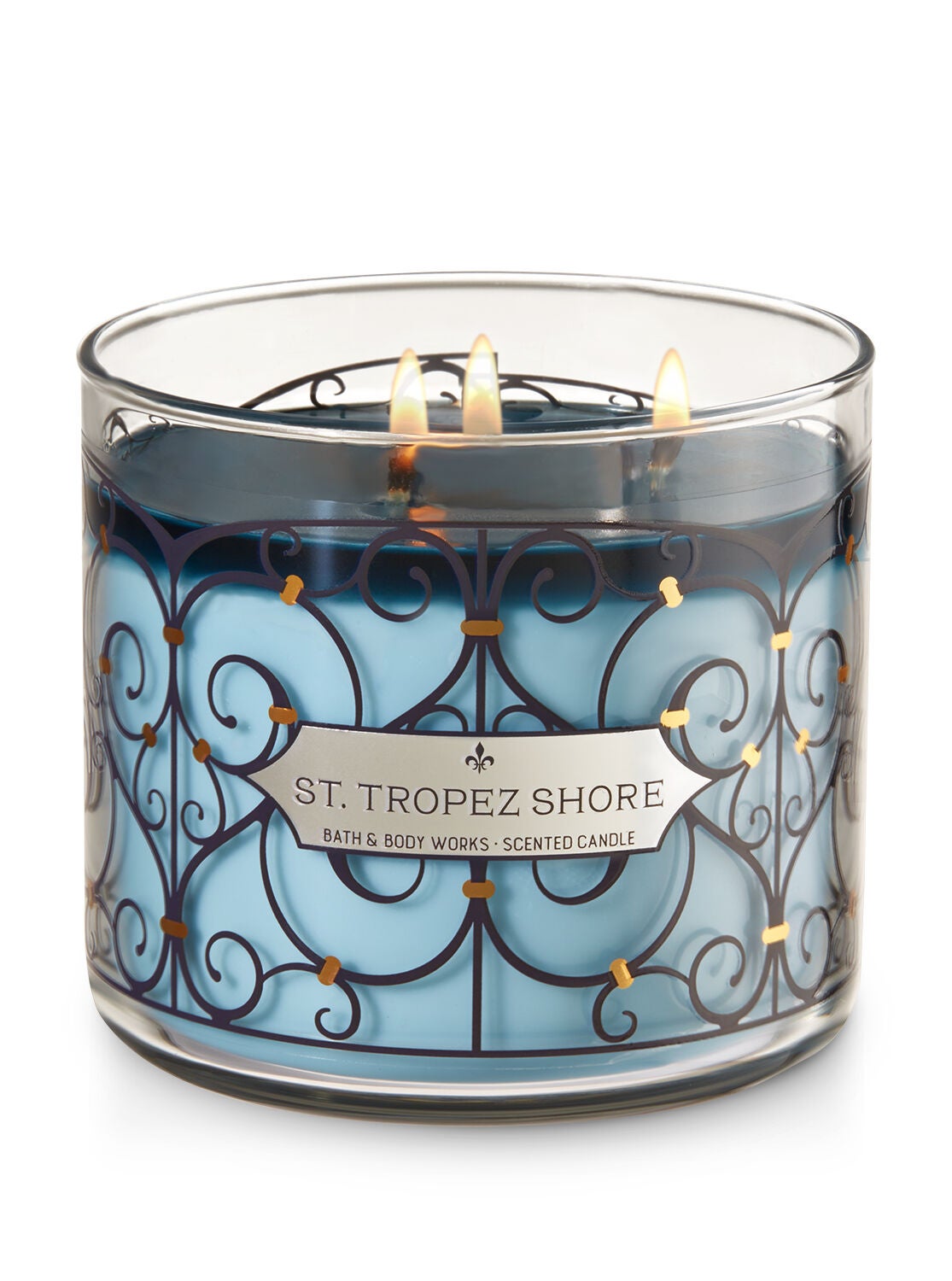 St. Tropez Shore 3-Wick Candle - Bath And Body Works