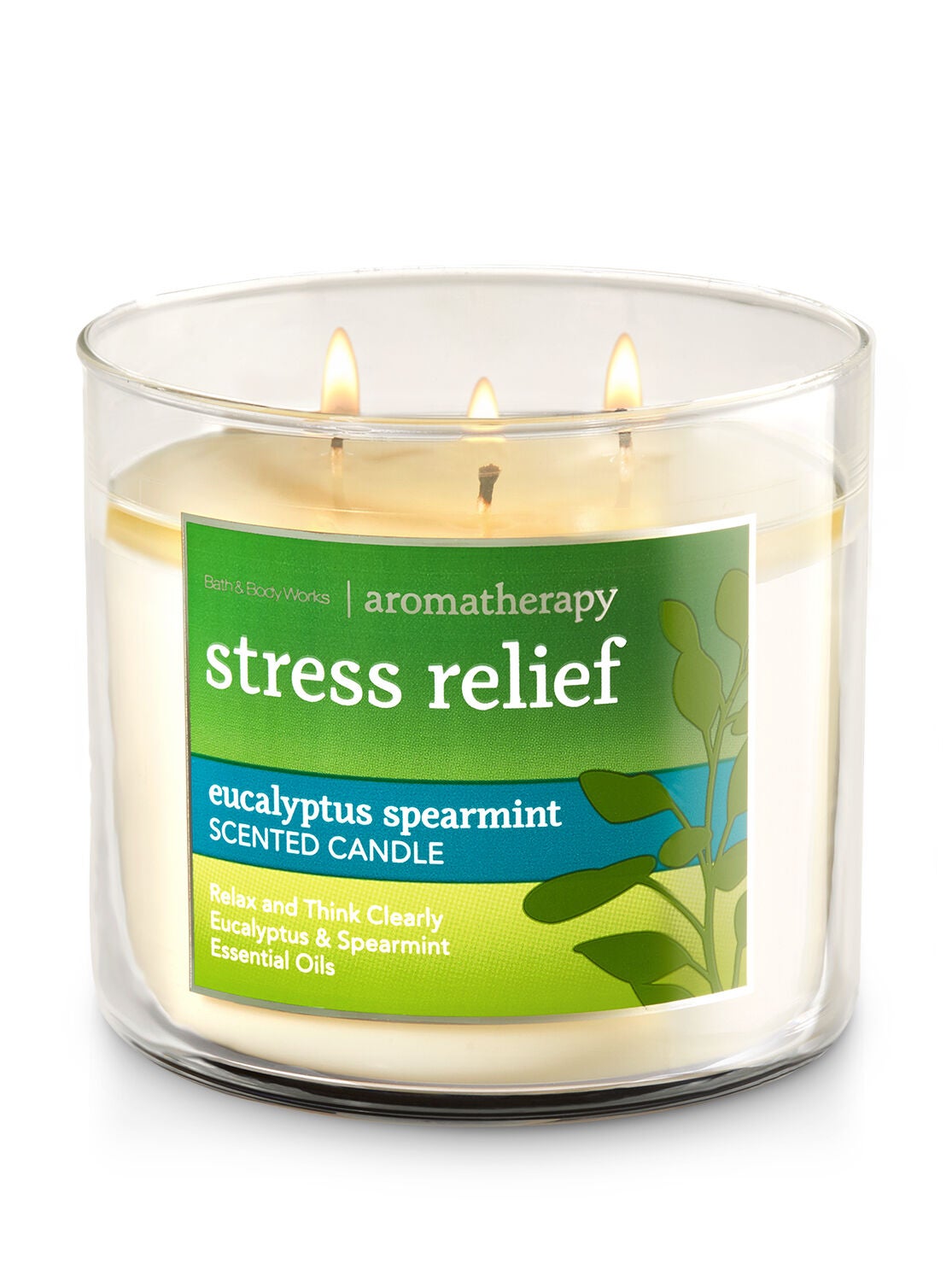 Aromatherapy Eucalyptus Spearmint 3-Wick Candle - Bath And Body Works